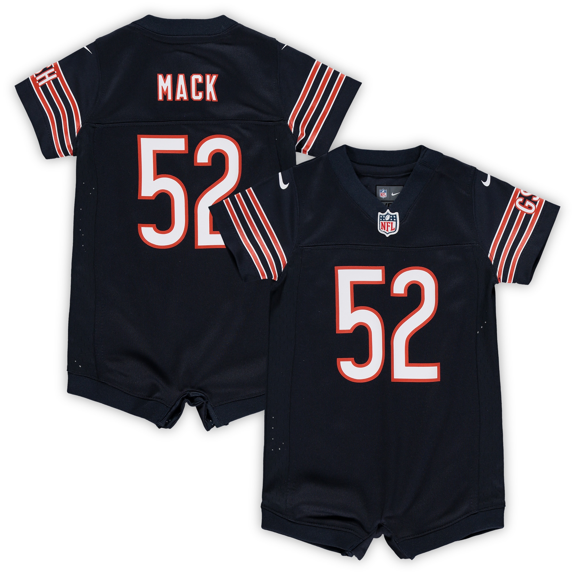Khalil Mack Chicago Bears Nike Infant Romper Jersey - Navy - vstockx