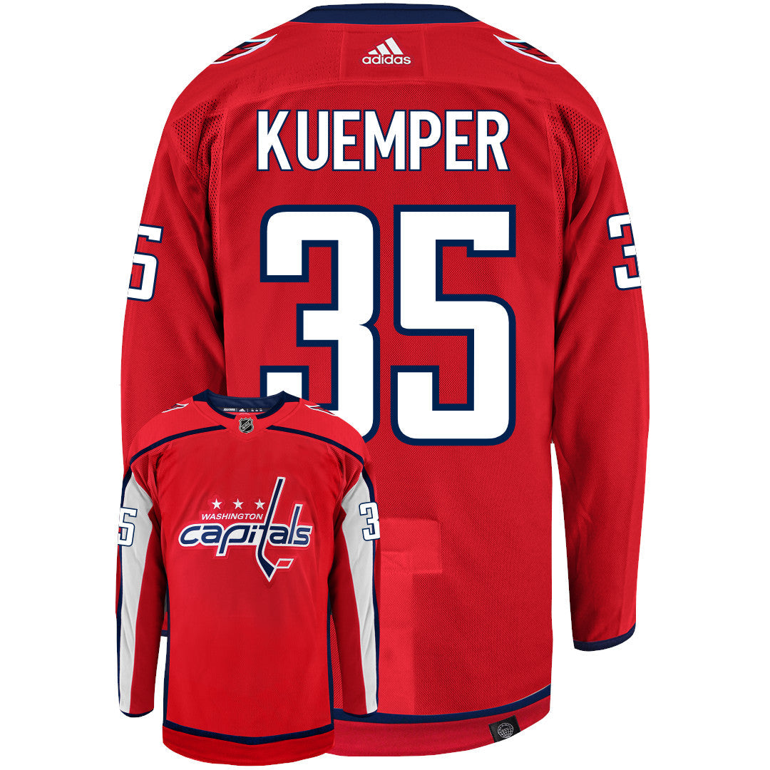 Darcy Kuemper Washington Capitals Adidas Primegreen Authentic NHL Hockey Jersey - vstockx