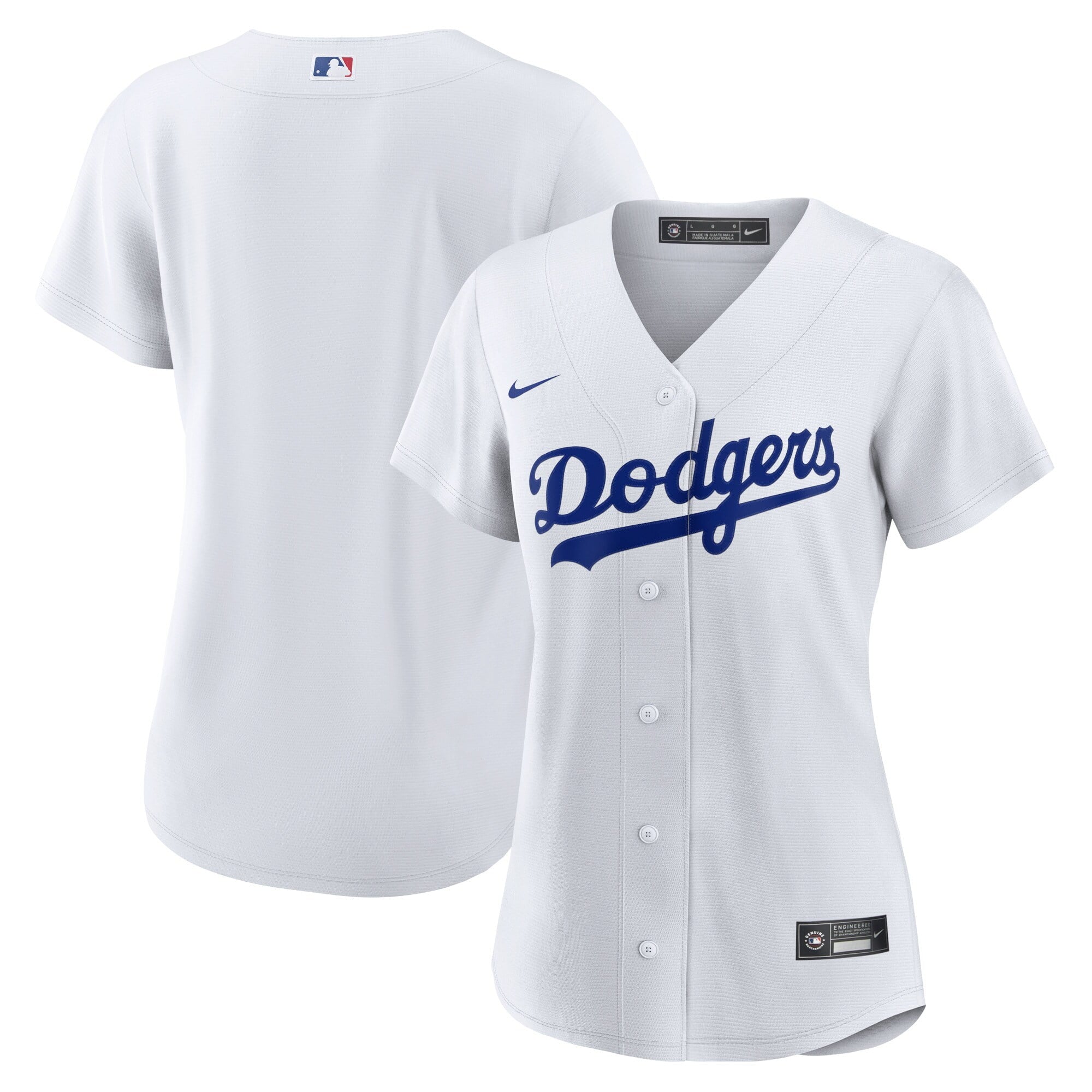 Women's Nike White Los Angeles Dodgers Home Blank Replica Jersey - vstockx