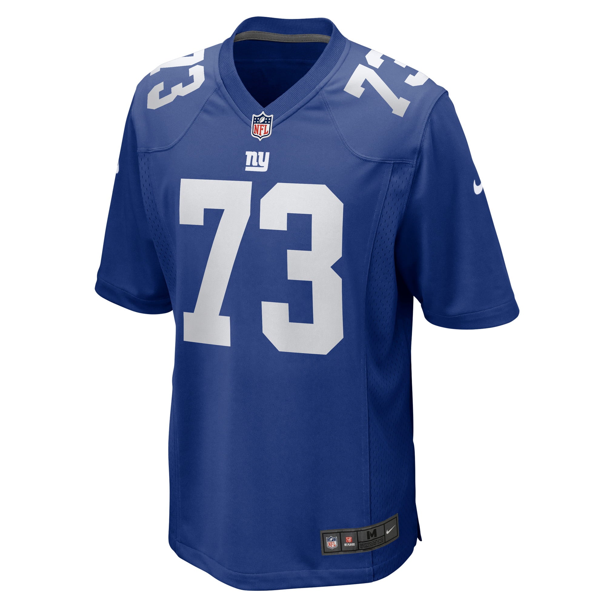 Men's Nike Evan Neal Royal New York Giants Player Game Jersey - vstockx