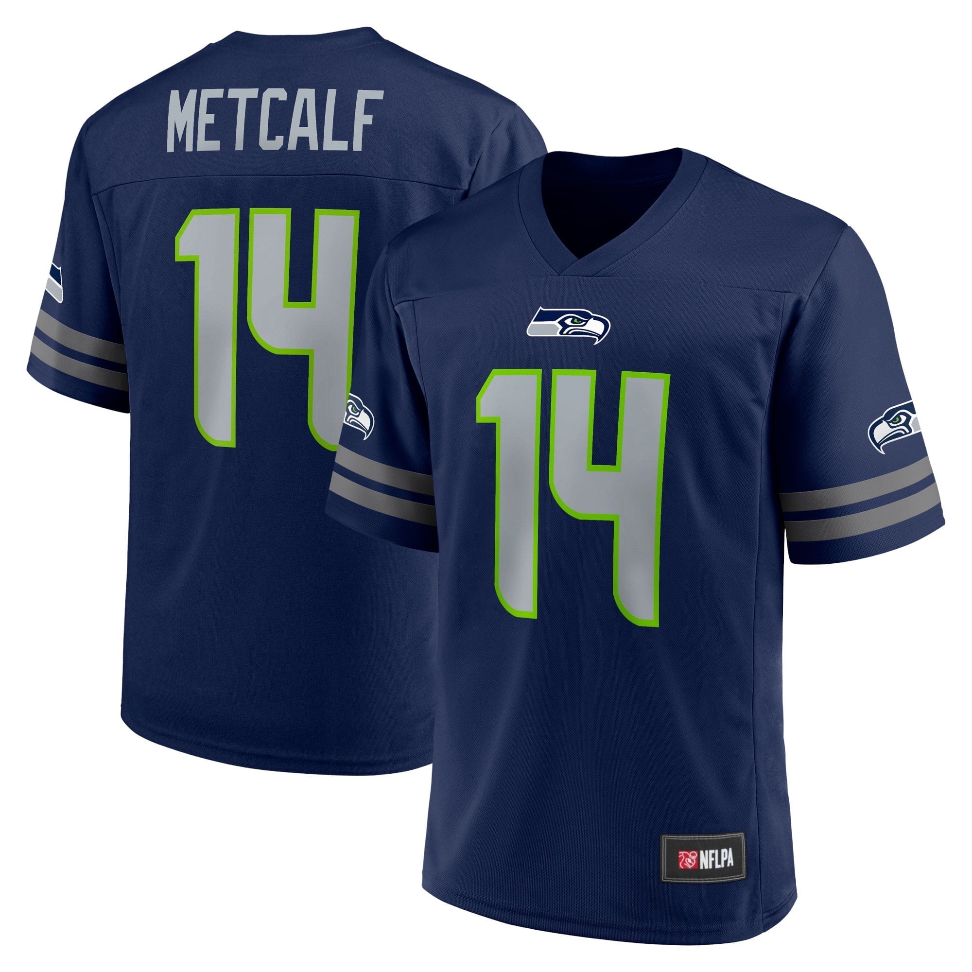 Men's Fanatics Branded DK Metcalf College Navy Seattle Seahawks Replica Player Jersey - vstockx