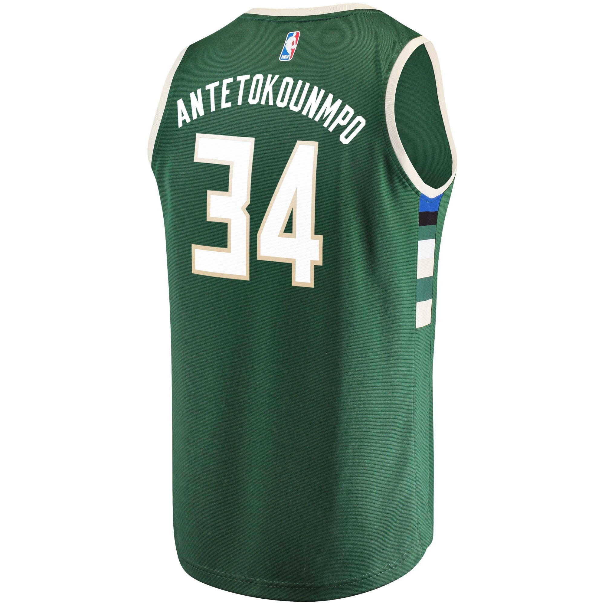Antetokounmpo Milwaukee Bucks Fanatics Branded Fast Break Replica Player Jersey Green - Icon Edition - vstockx