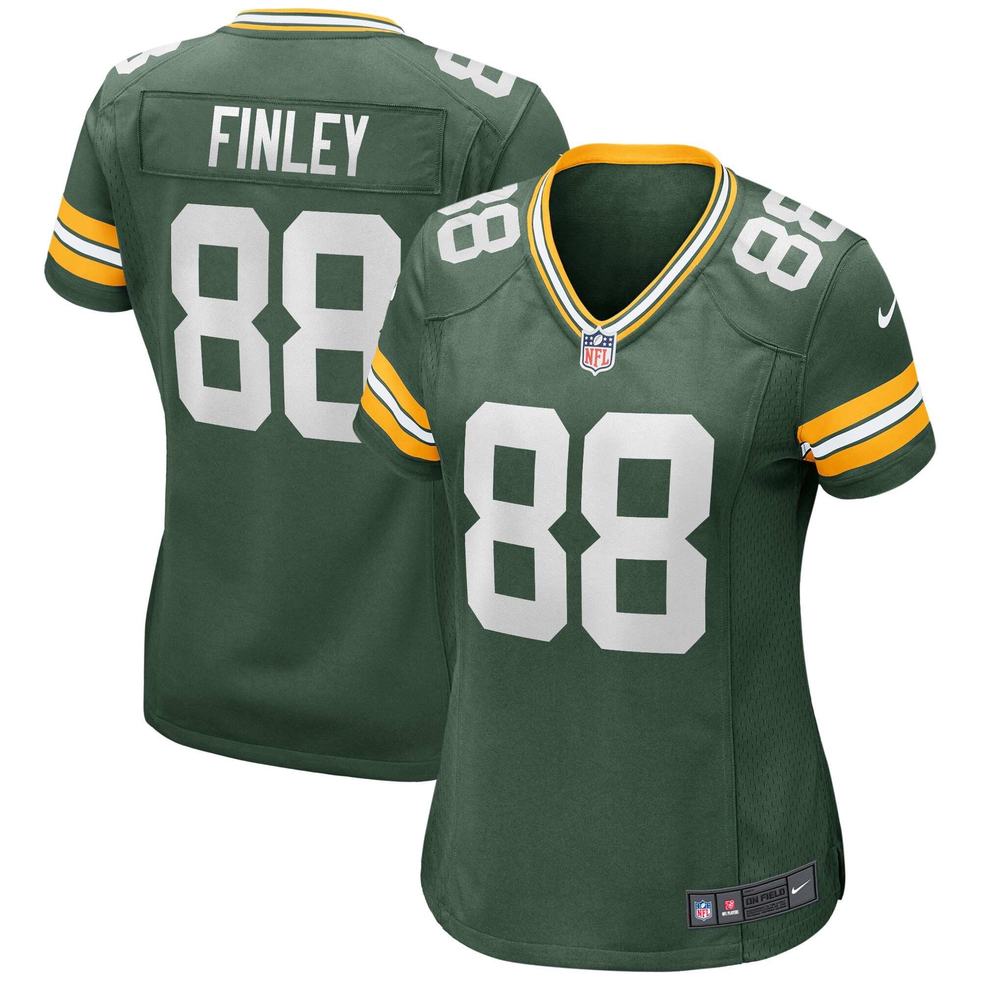 Jermichael Finley Green Bay Packers Nike Women's Game Retired Player Jersey - Green - vstockx
