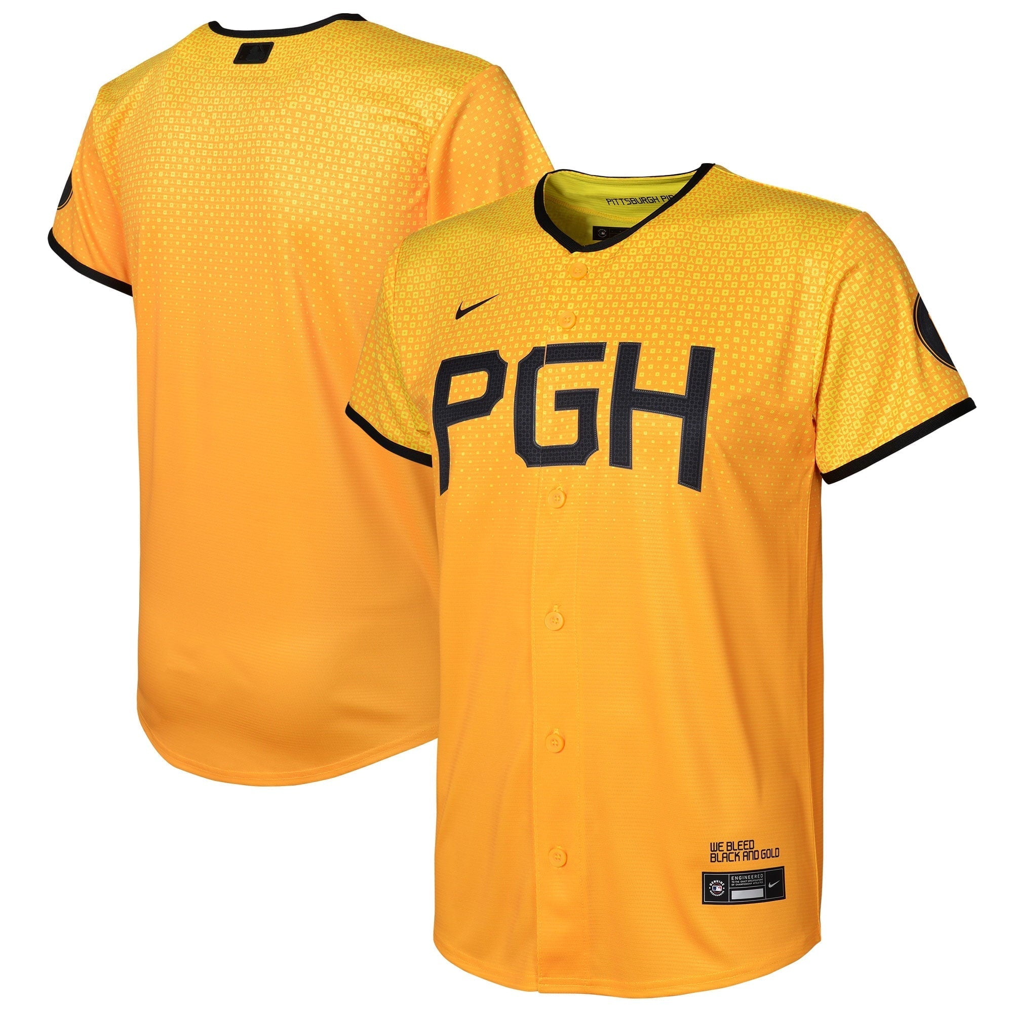 Toddler Nike Gold Pittsburgh Pirates 2023 City Connect Replica Jersey - vstockx