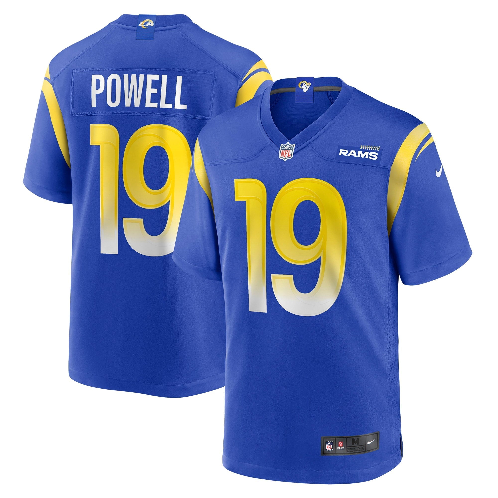 Men's Nike Brandon Powell Royal Los Angeles Rams Game Jersey - vstockx