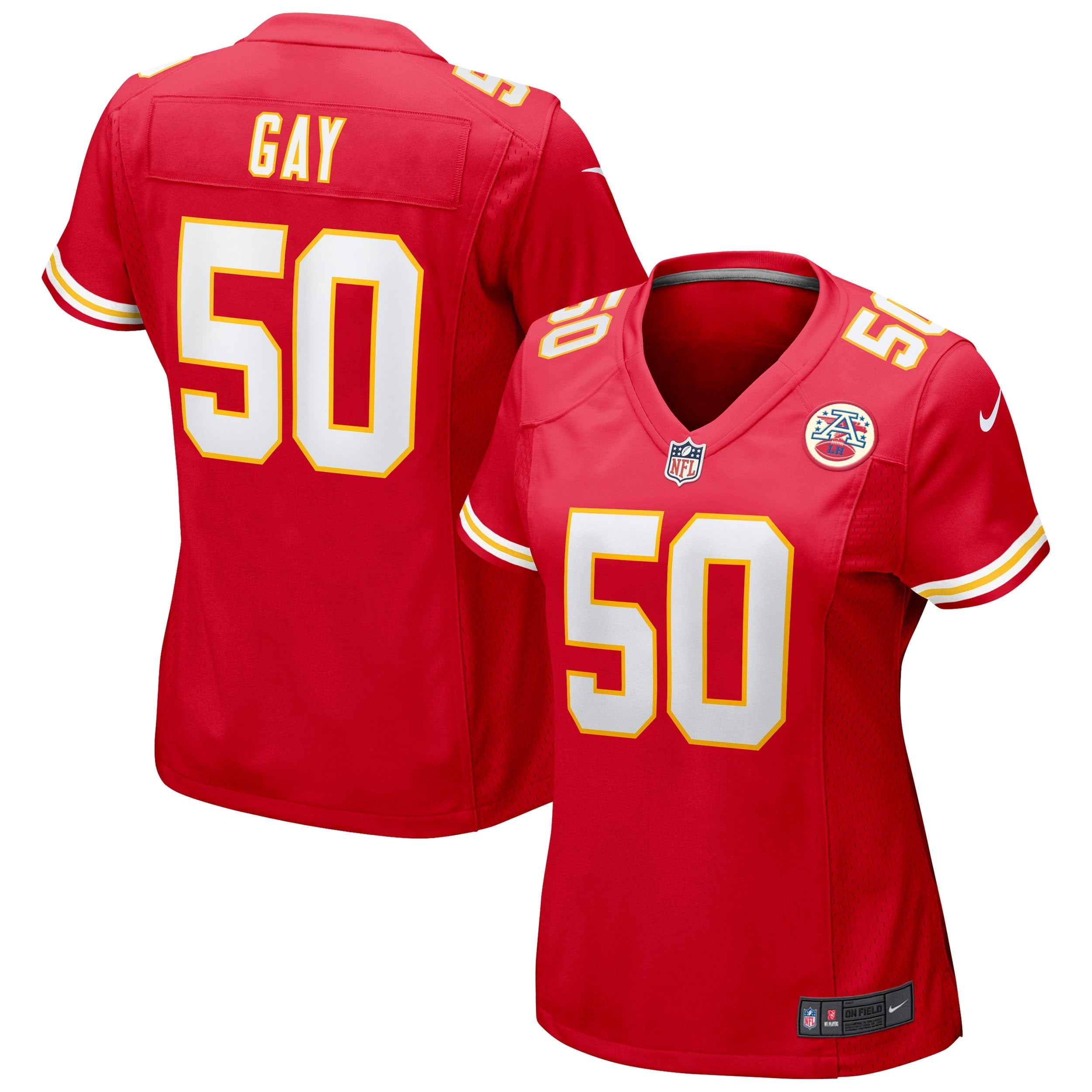 Women's Nike Willie Gay Red Kansas City Chiefs Game Jersey - vstockx