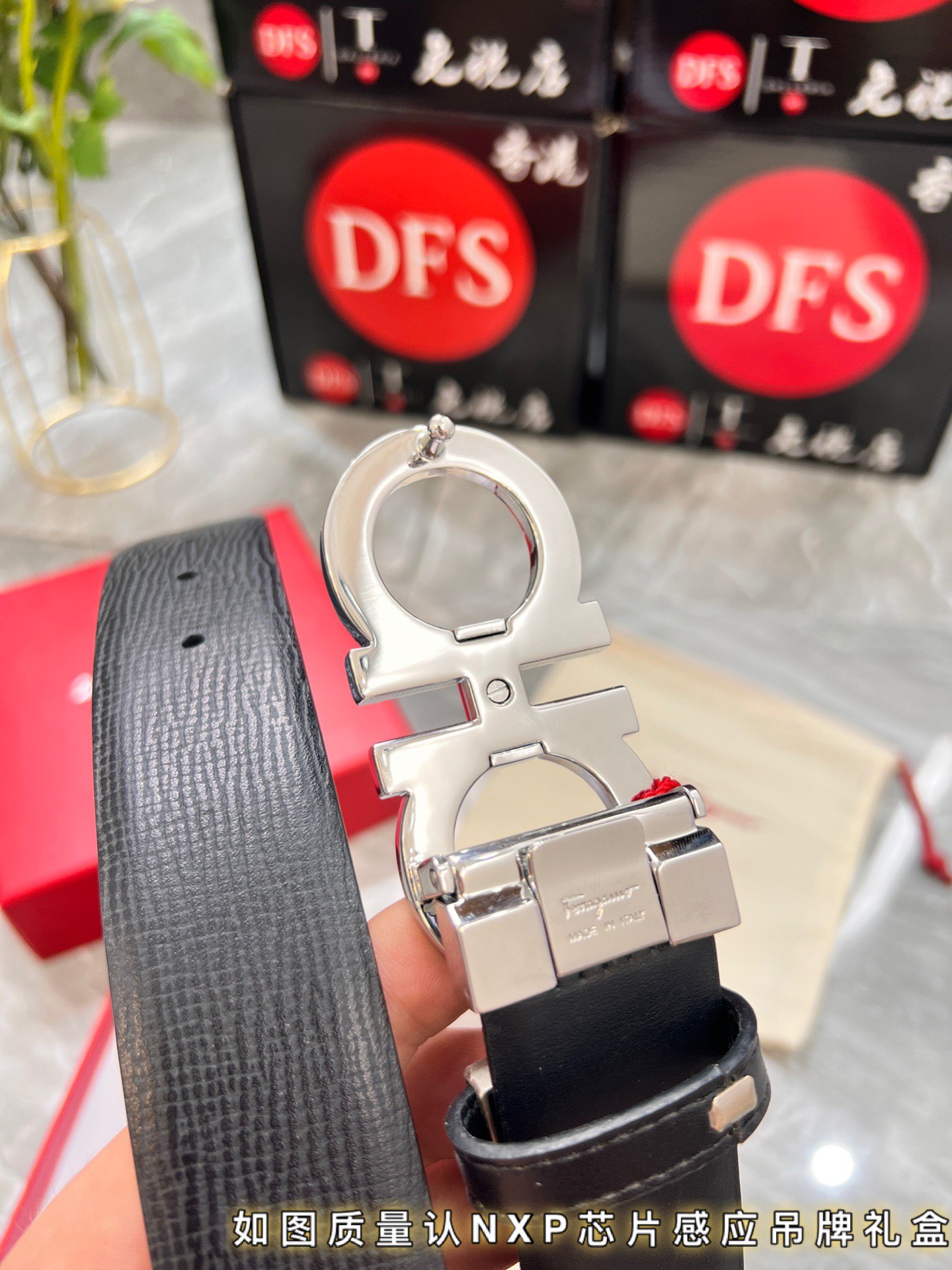 Streetwear Belt Ferragamo 319940 size:3.5cm - vstockx