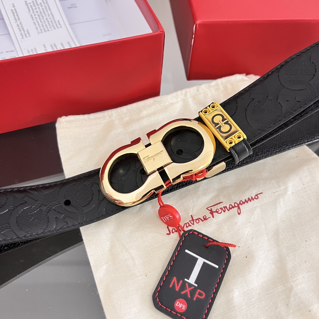Streetwear Belt Ferragamo 320169 size:3.5cm - vstockx
