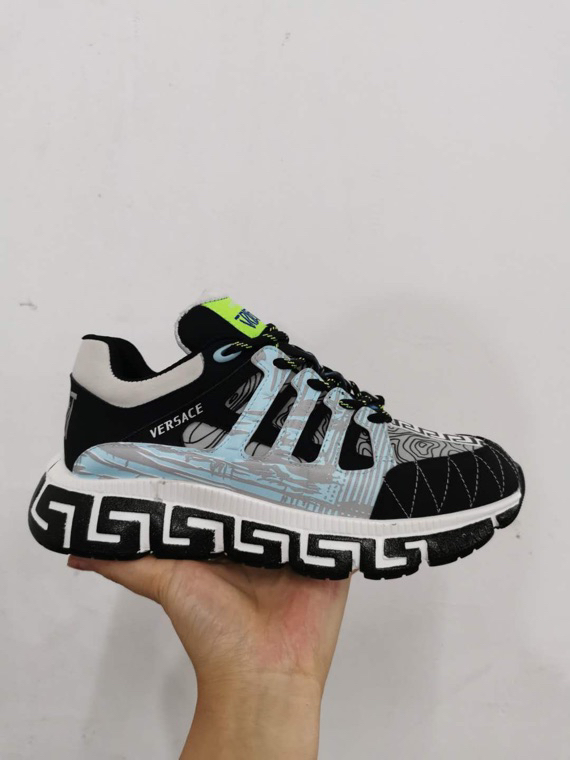 Versace Trigreca Milan Black Blue Purple - vstockx