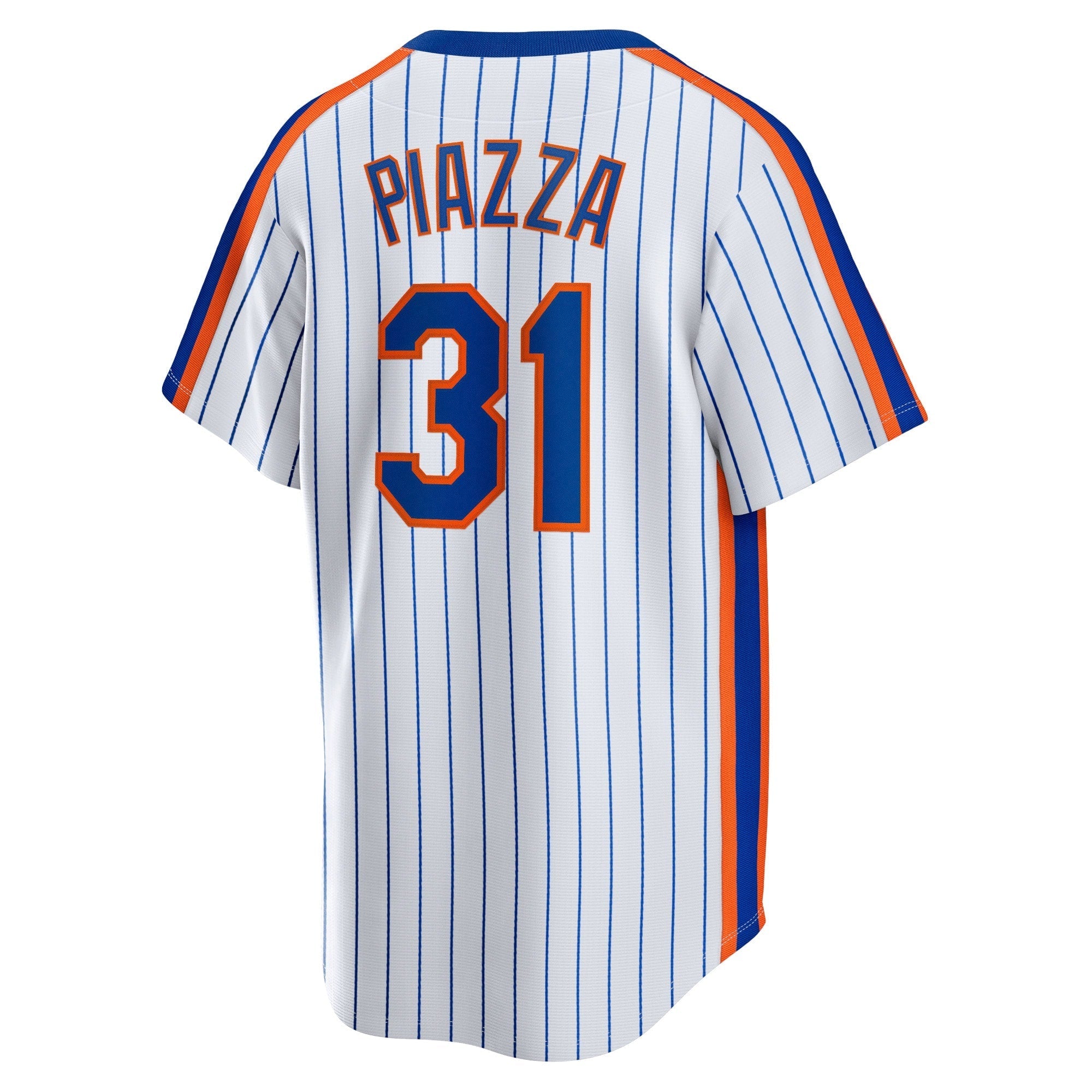 Men's Nike Mike Piazza White New York Mets Home Cooperstown Collection Player Jersey - vstockx