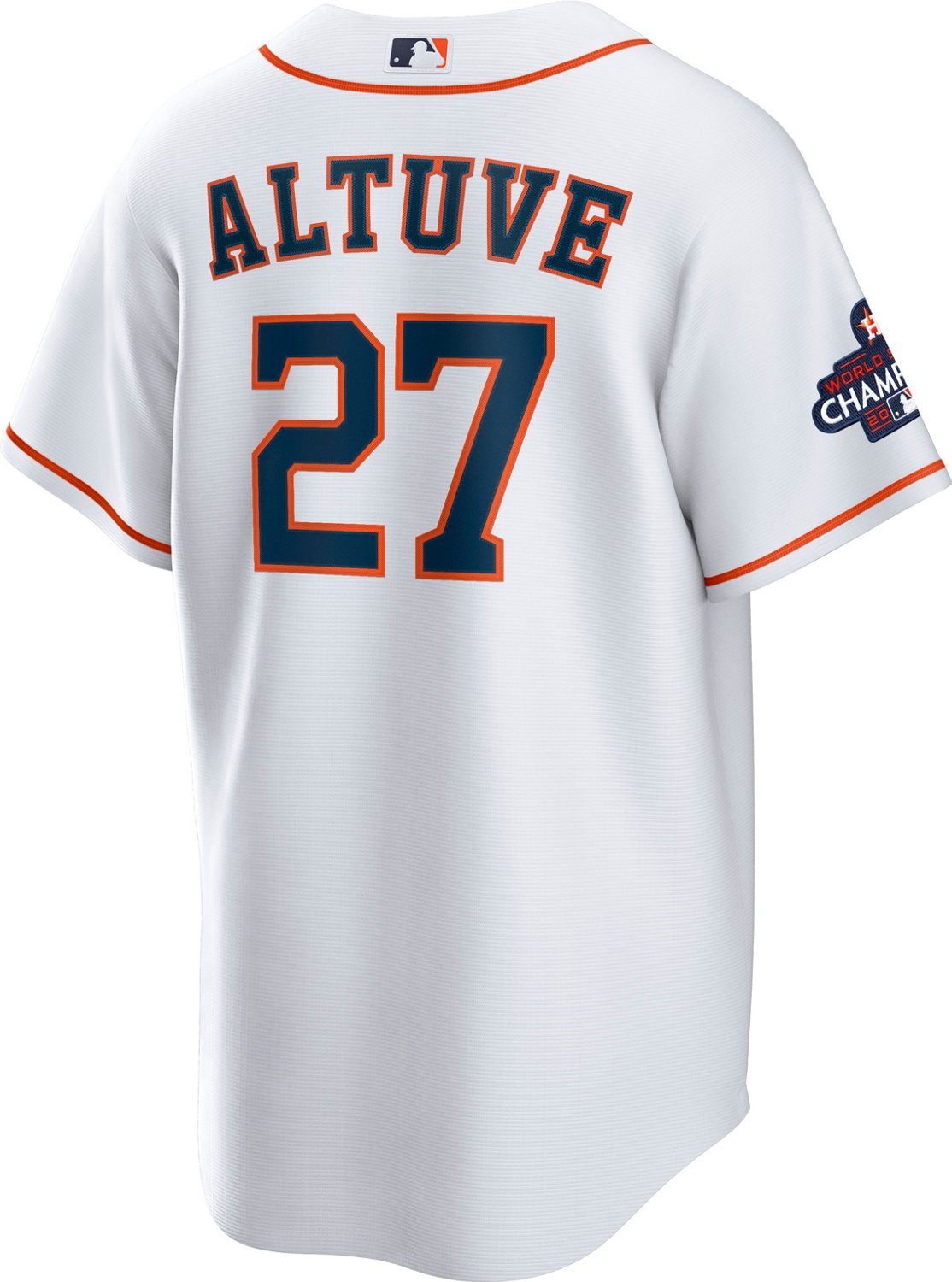 Nike Men's Houston Astros Jose Altuve 2022 World Series Champs Replica Jersey - vstockx