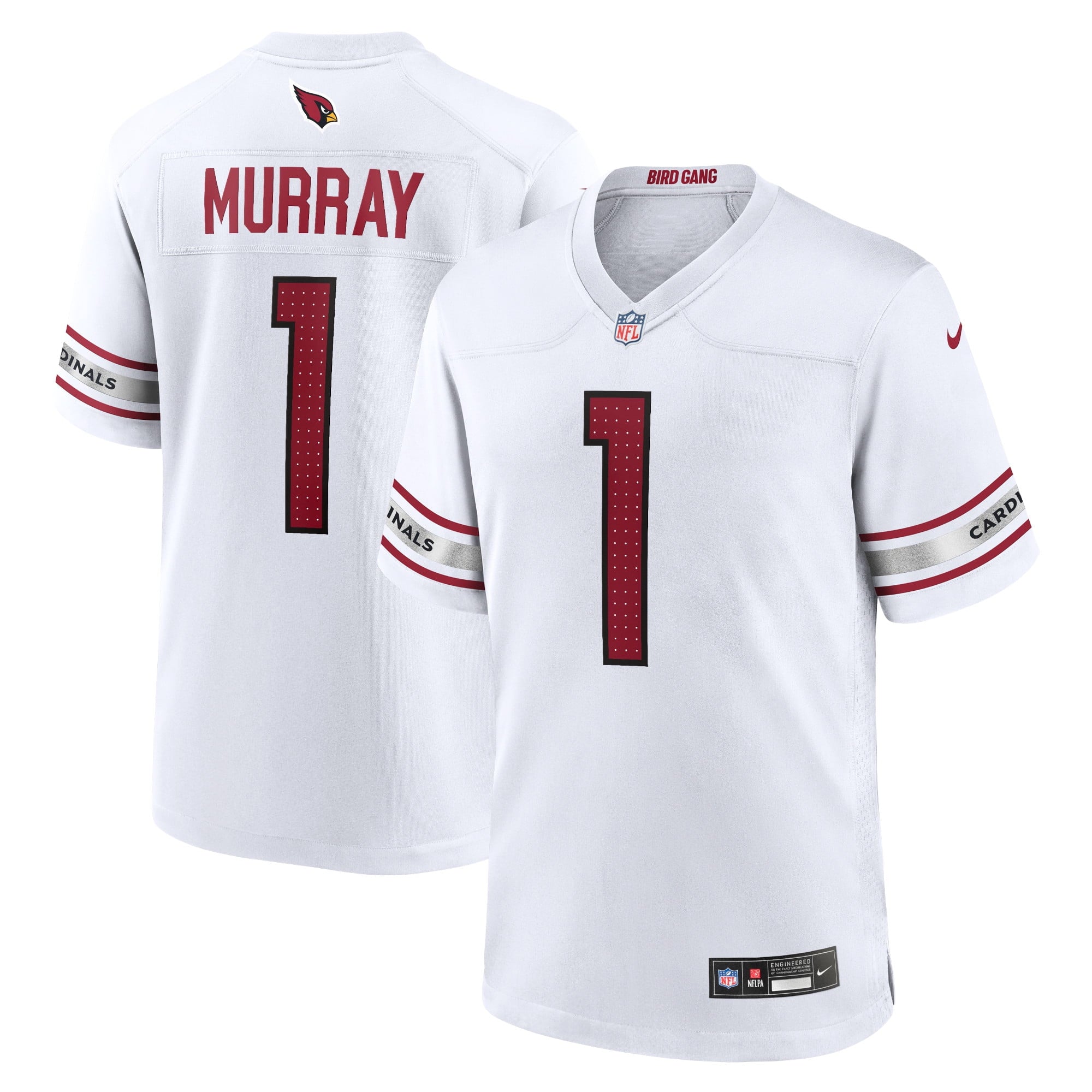 Men's Nike Kyler Murray White Arizona Cardinals Game Player Jersey - vstockx