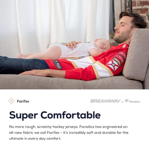 Men's Fanatics Branded Red Florida Panthers Breakaway Home Jersey - vstockx