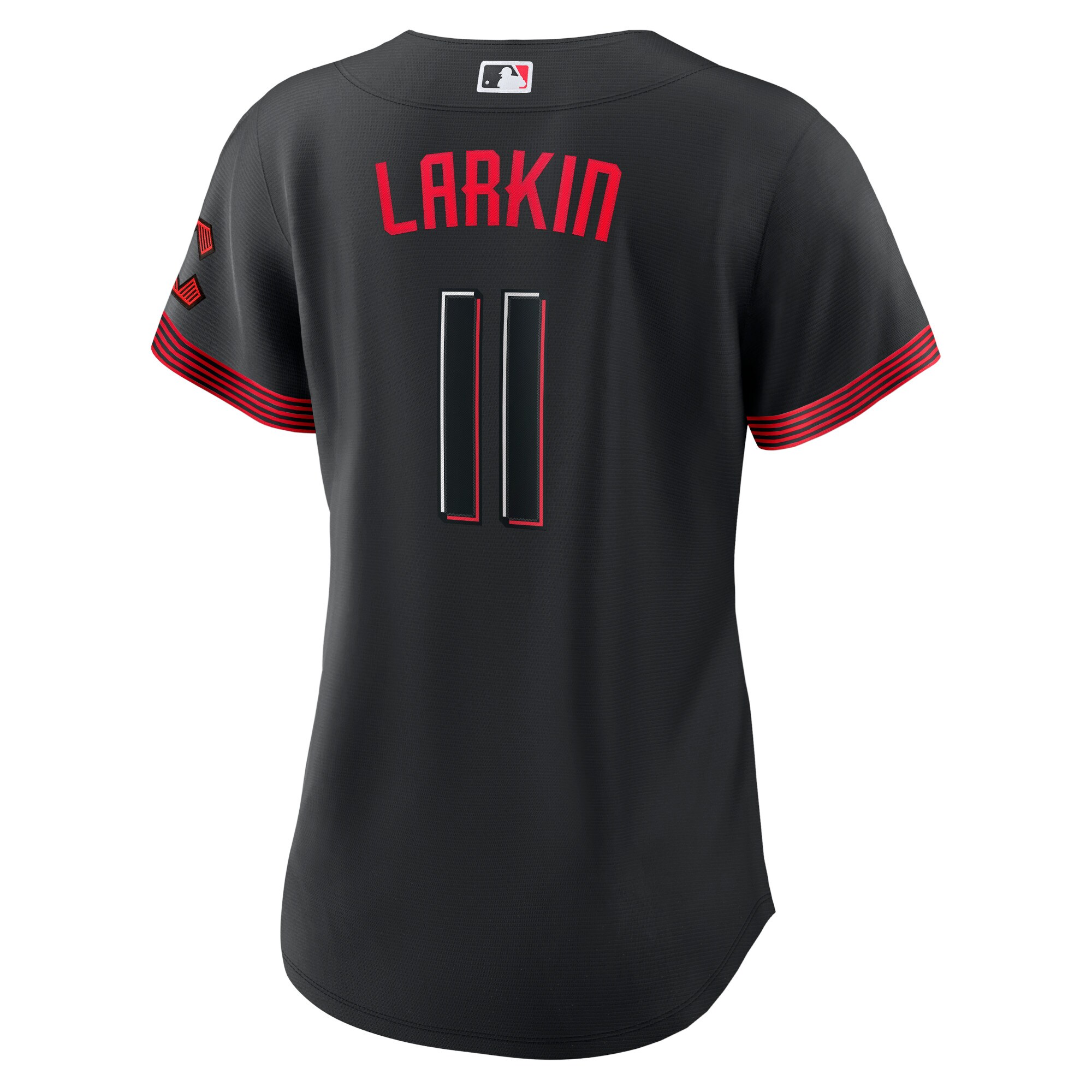 Barry Larkin Cincinnati Reds Nike Women's 2023 City Connect Replica Player Jersey - Black - vstockx
