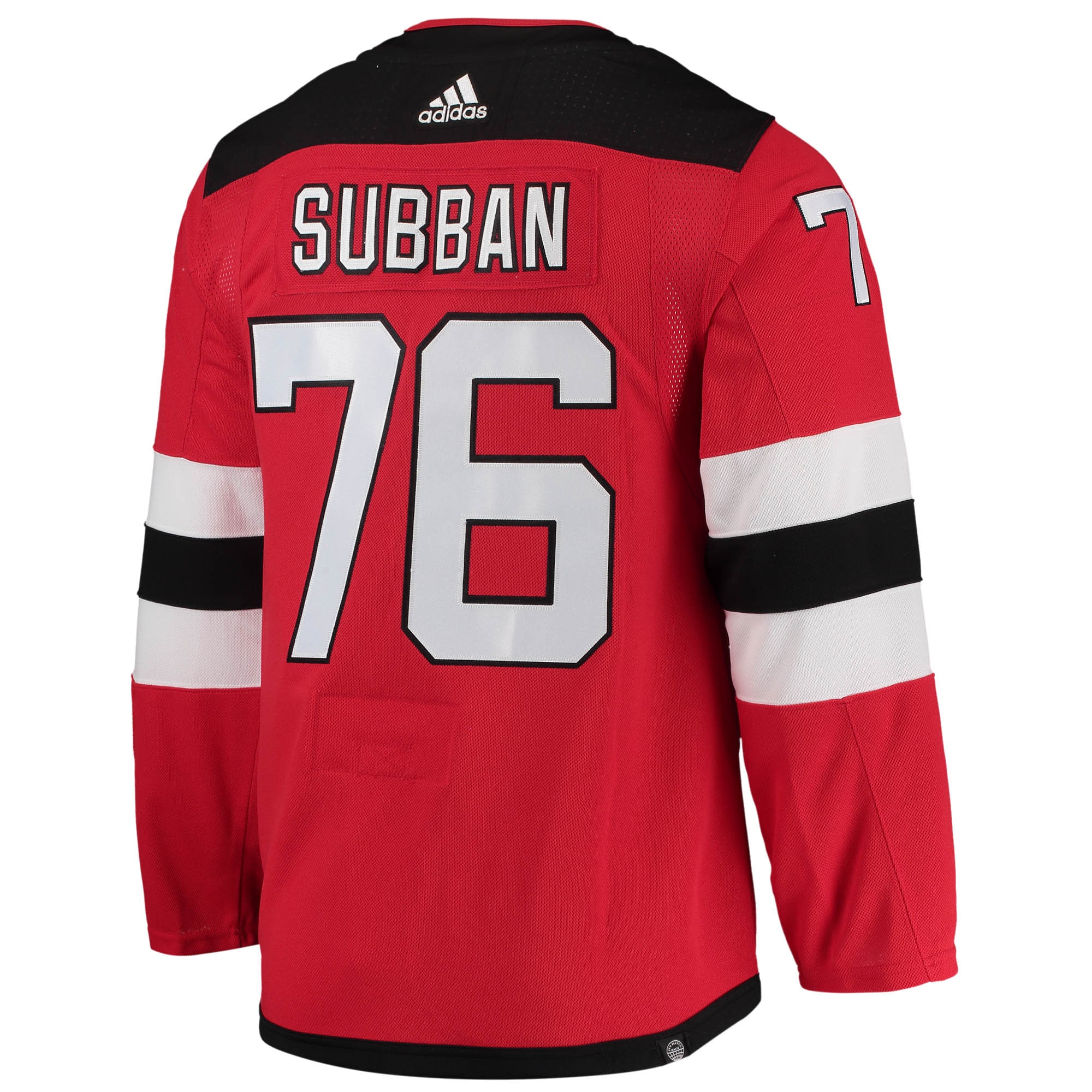 P.K. Subban New Jersey Devils adidas Home Primegreen Authentic Pro Player Jersey - Red - vstockx