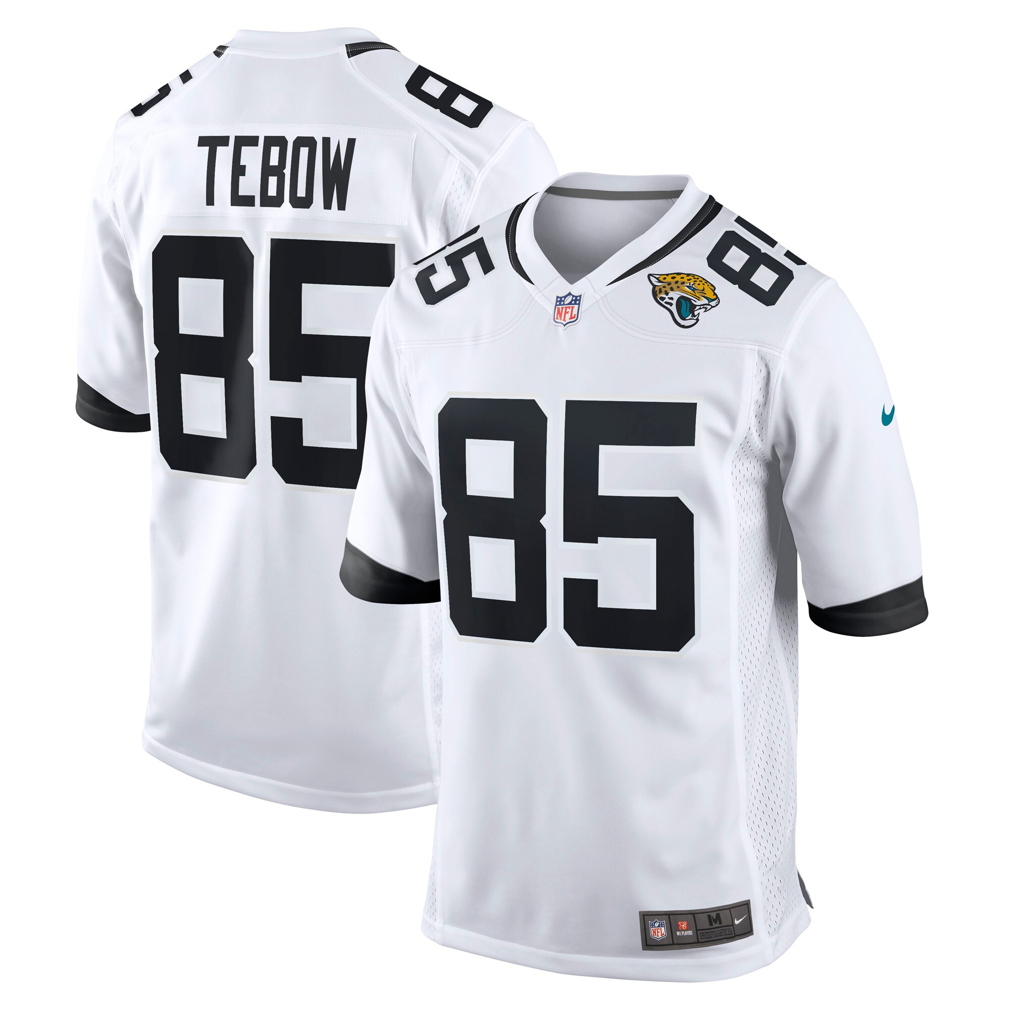 Tim Tebow Jacksonville Jaguars Nike Game Player Jersey - White - vstockx