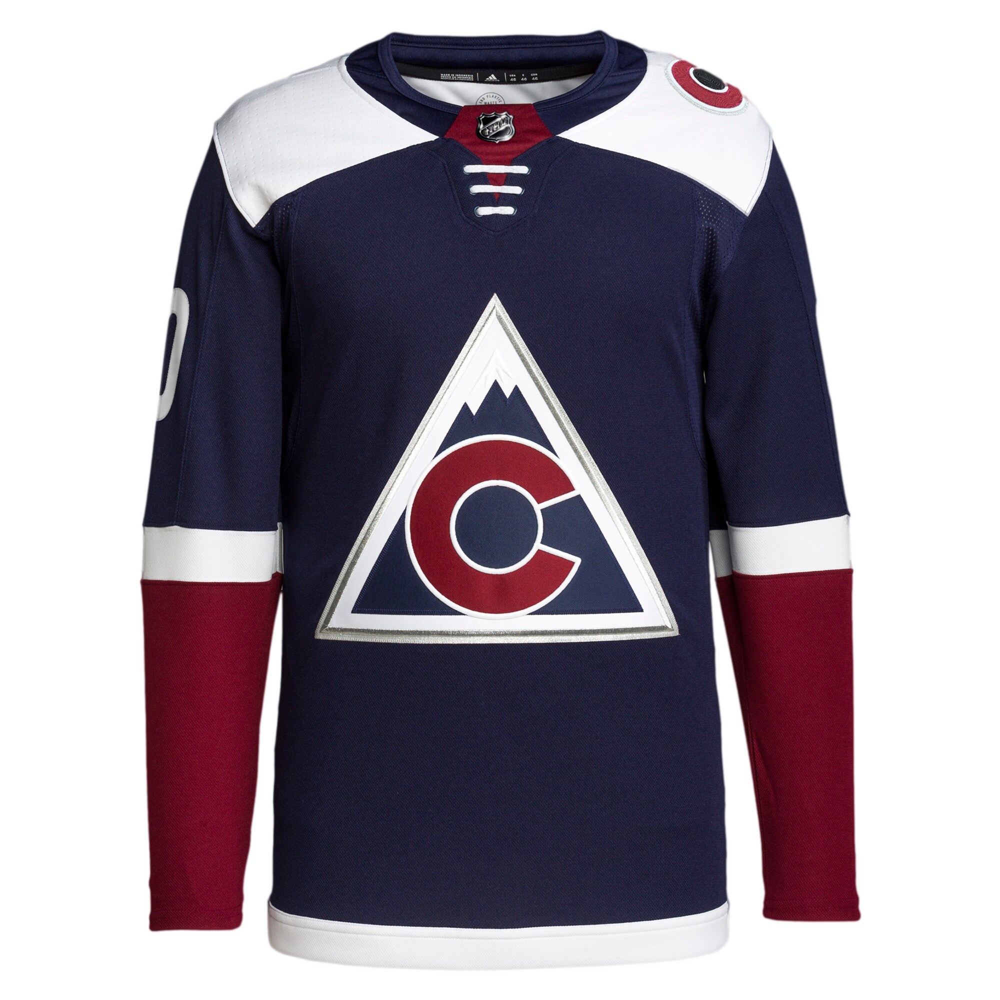 Colorado Avalanche adidas 2018/19 Alternate Primegreen Authentic Pro Custom Jersey - Navy - vstockx