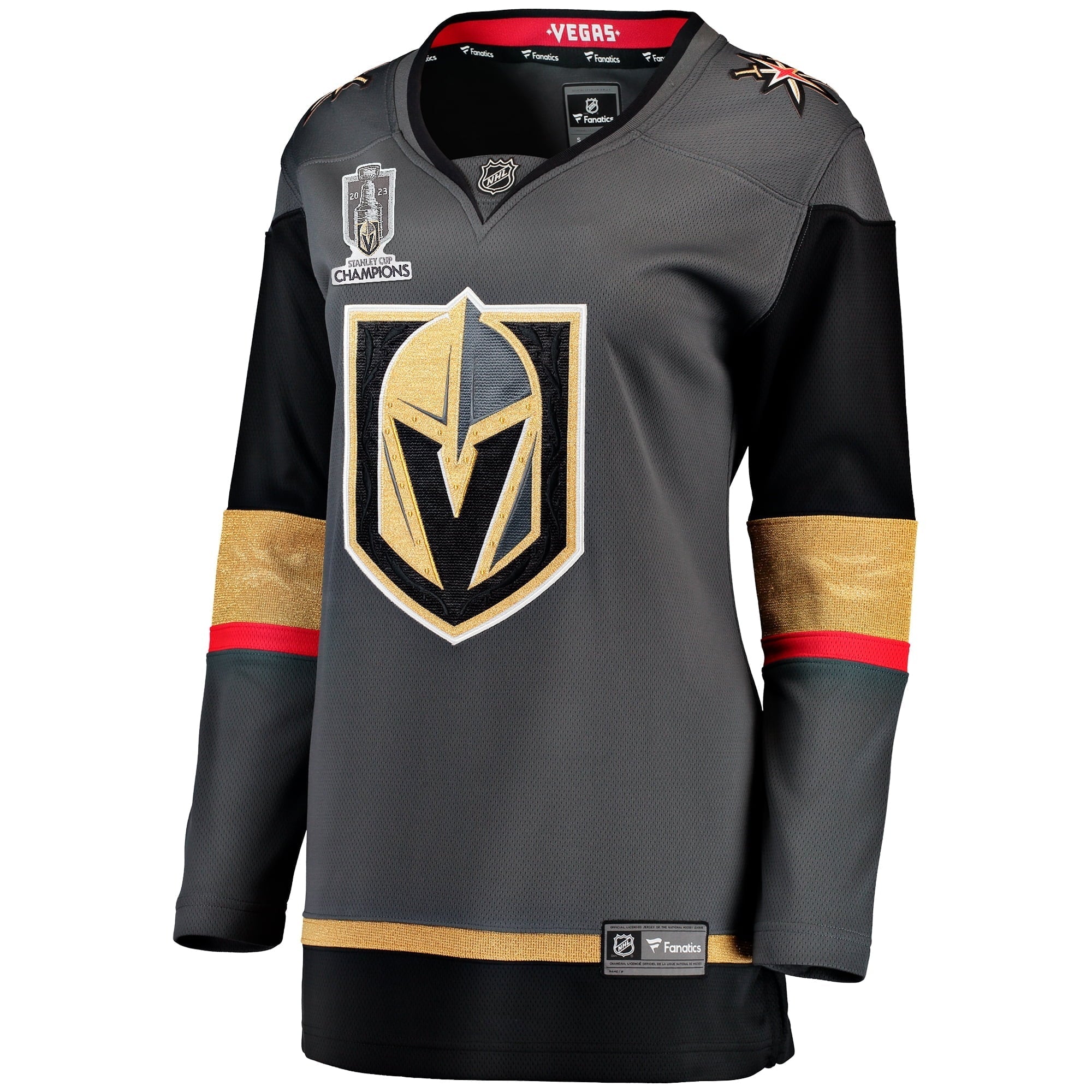 Women's Fanatics Branded Black Vegas Golden Knights 2023 Stanley Cup Champions Alternate Breakaway Jersey - vstockx