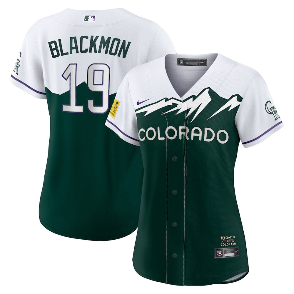 Women's Colorado Rockies Charlie Blackmon City Connect Replica Jersey - Green - vstockx