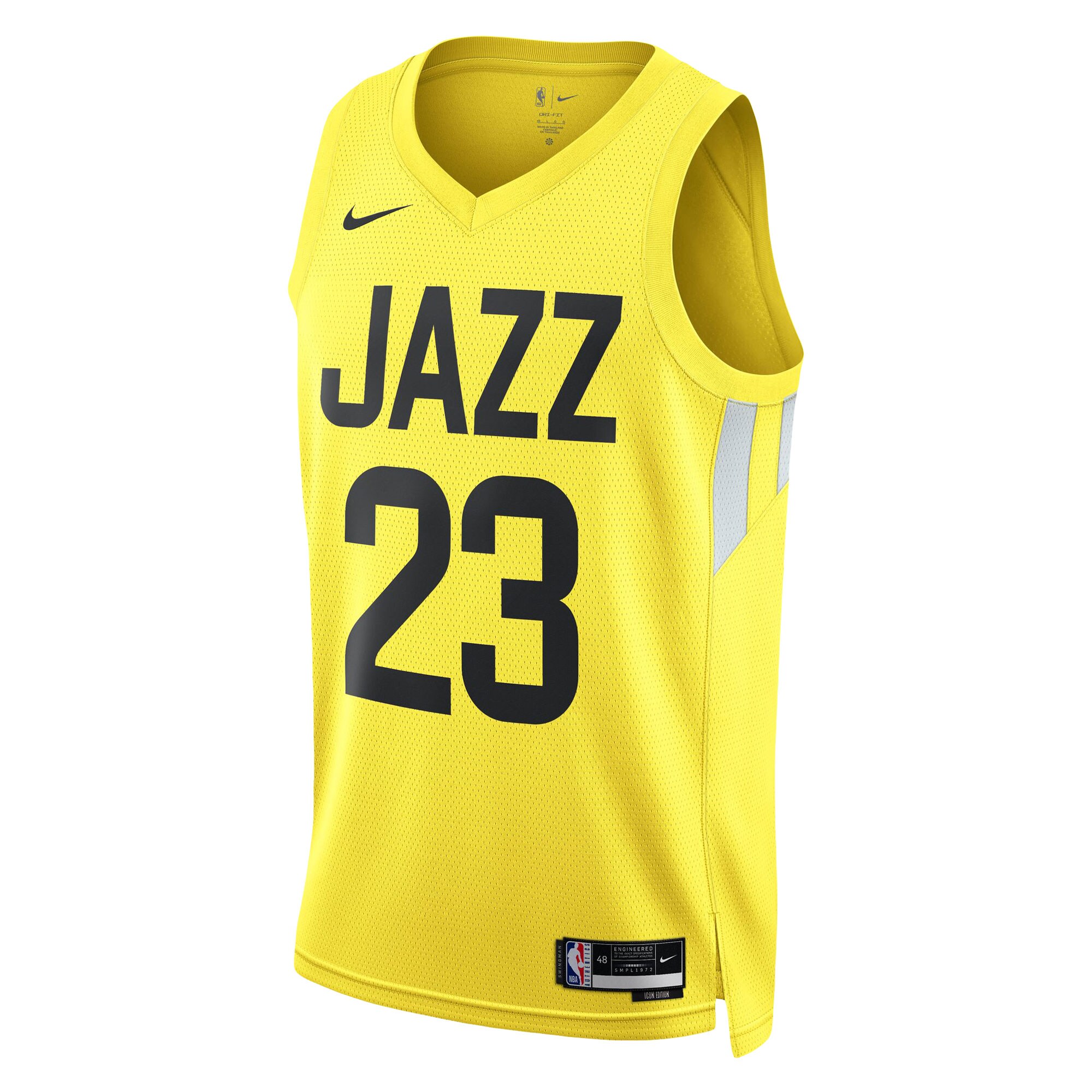 Lauri Markkanen Utah Jazz Nike Unisex Swingman Jersey - Association Edition - Gold - vstockx