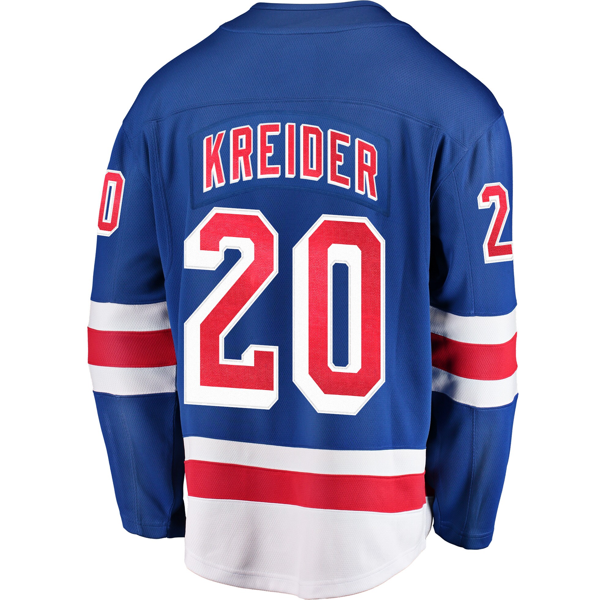 Chris Kreider New York Rangers Fanatics Branded Home Breakaway Player Jersey - Blue - vstockx