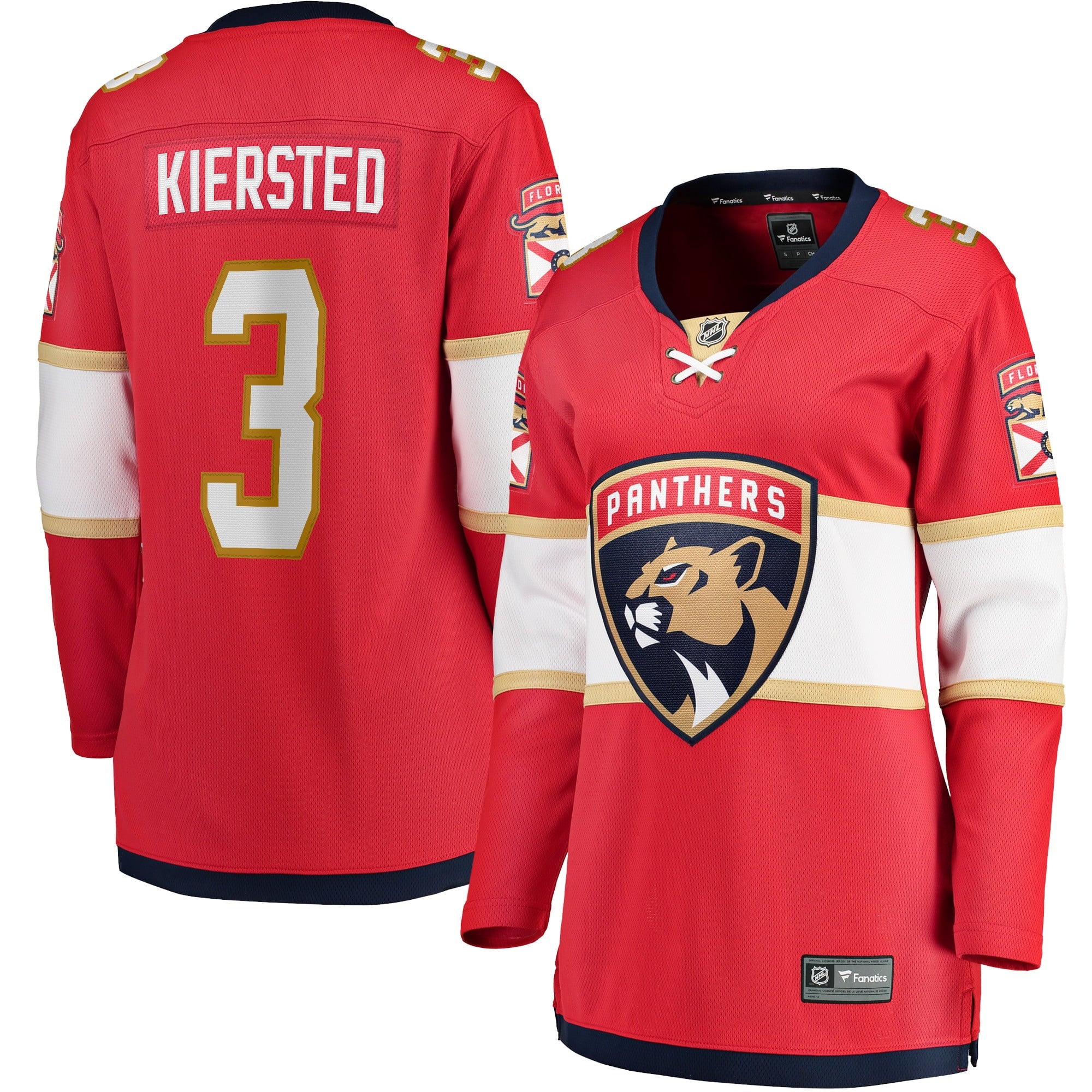 Women's Fanatics Branded Matt Kiersted Red Florida Panthers Home Team Breakaway Player Jersey - vstockx
