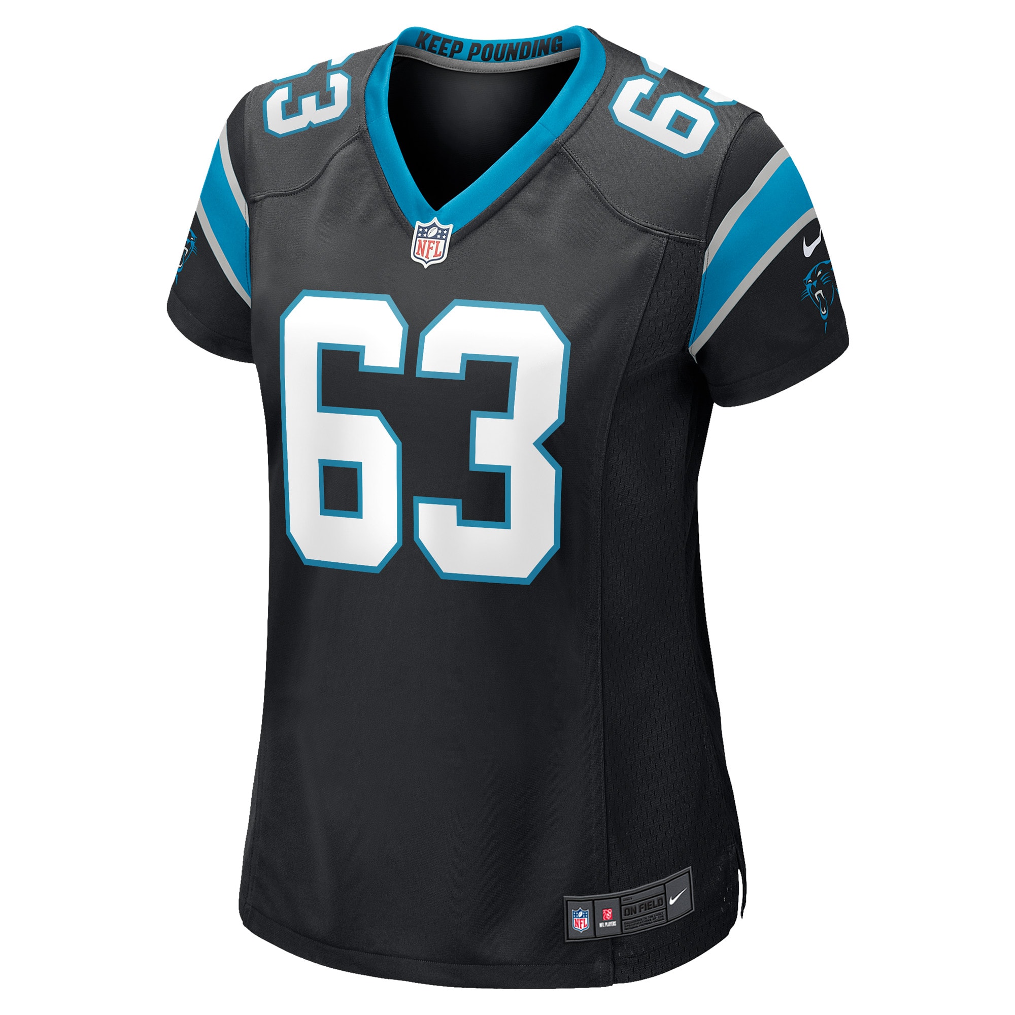 Austin Corbett Carolina Panthers Nike Women's Game Jersey - Black - vstockx