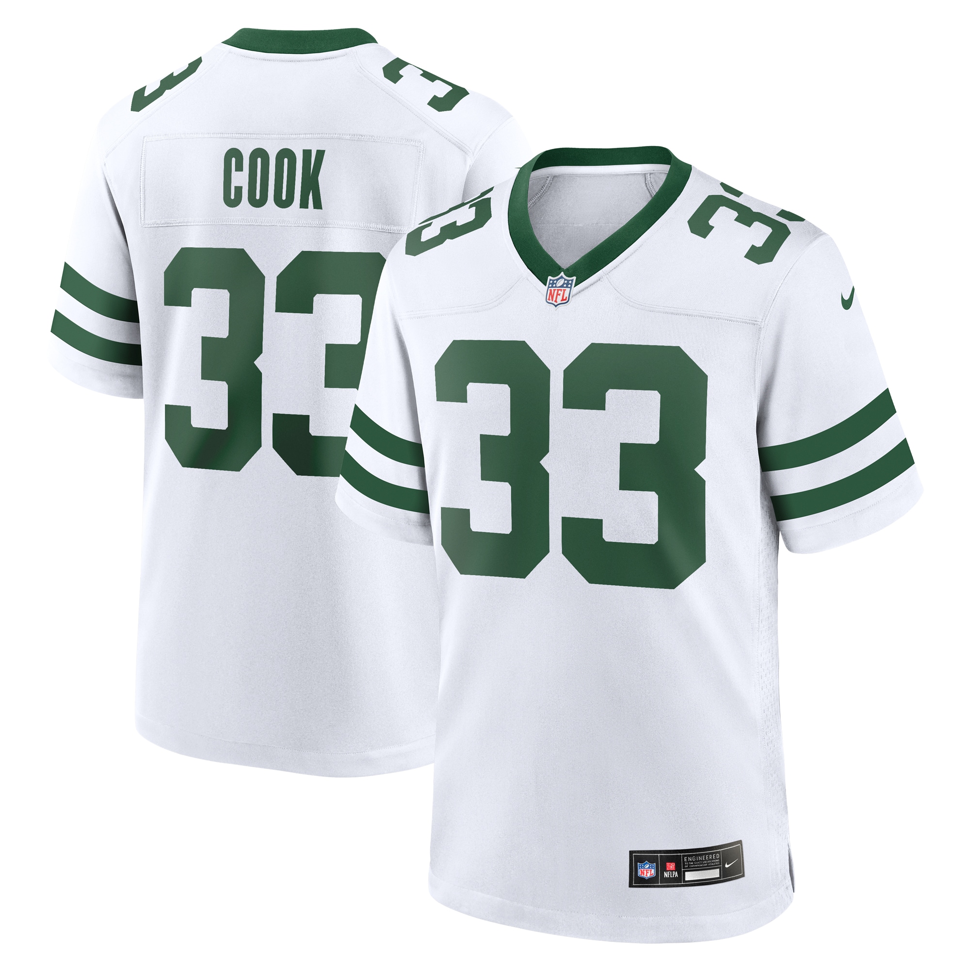 Dalvin Cook New York Jets Nike Legacy Player Jersey - White - vstockx