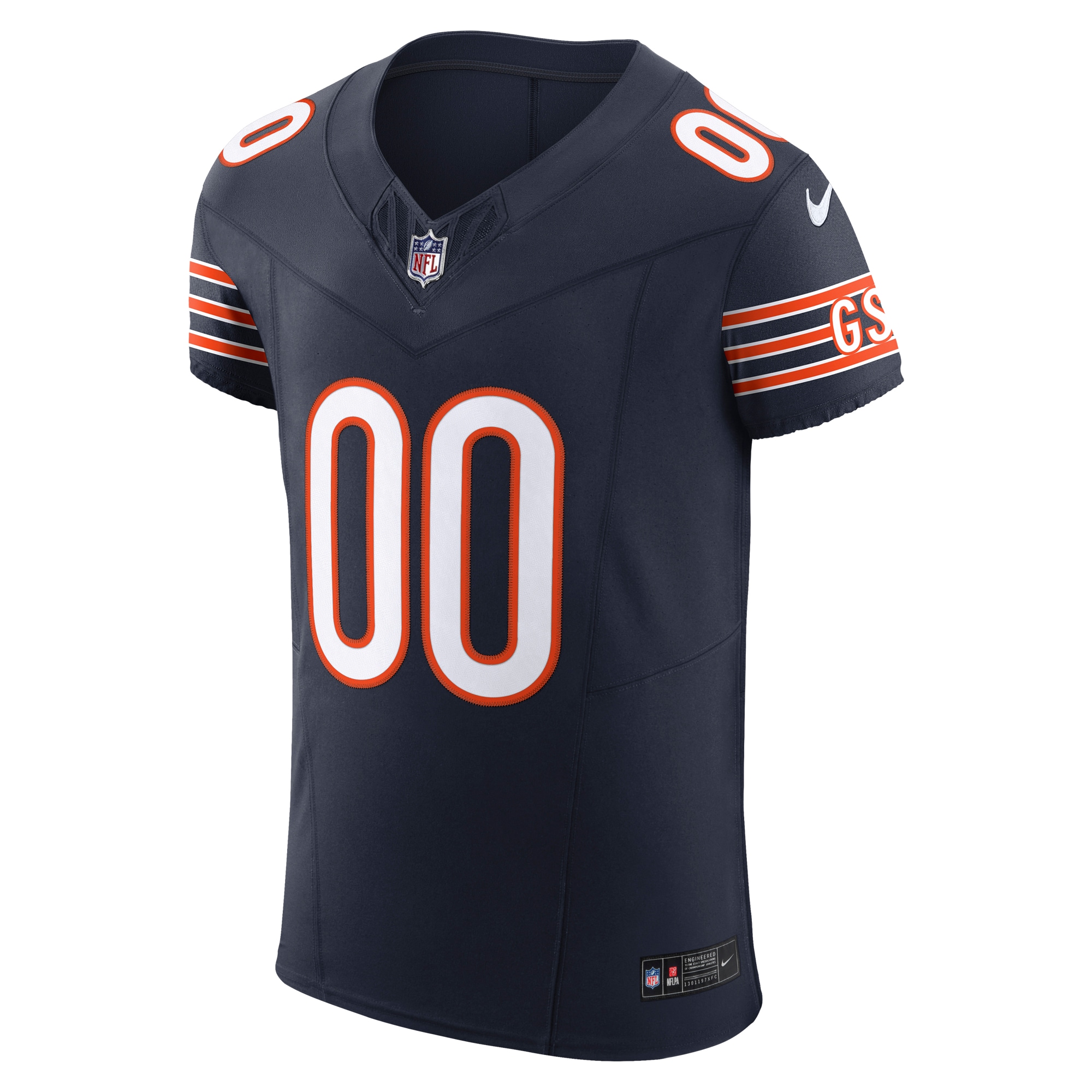 Chicago Bears Nike Vapor F.U.S.E. Elite Custom Jersey - Navy - vstockx