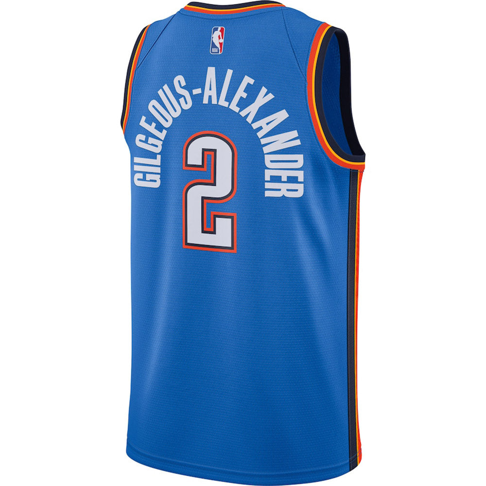 Youth Oklahoma City Thunder Shai Gilgeous-Alexander Icon Edition Jersey - Blue - vstockx