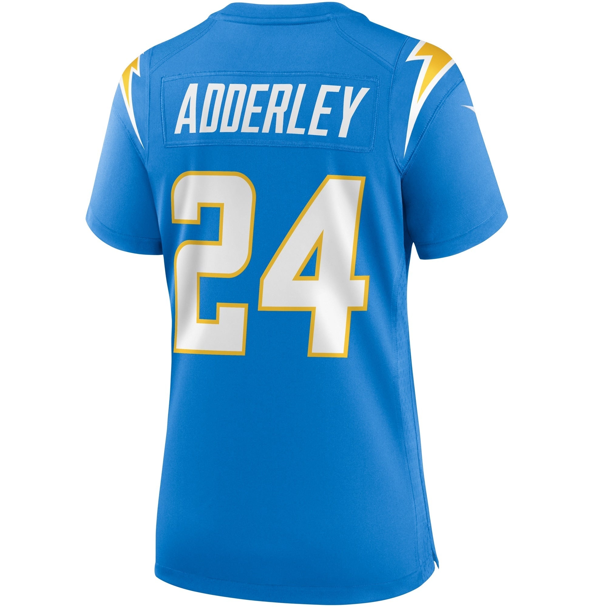 Women's Nike Nasir Adderley Powder Blue Los Angeles Chargers Game Jersey - vstockx