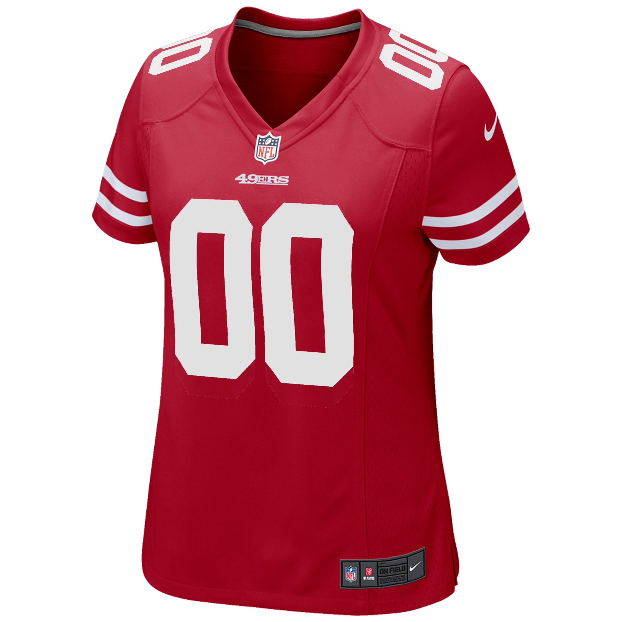 San Francisco 49ers Nike Women's Custom Game Jersey - Scarlet - vstockx