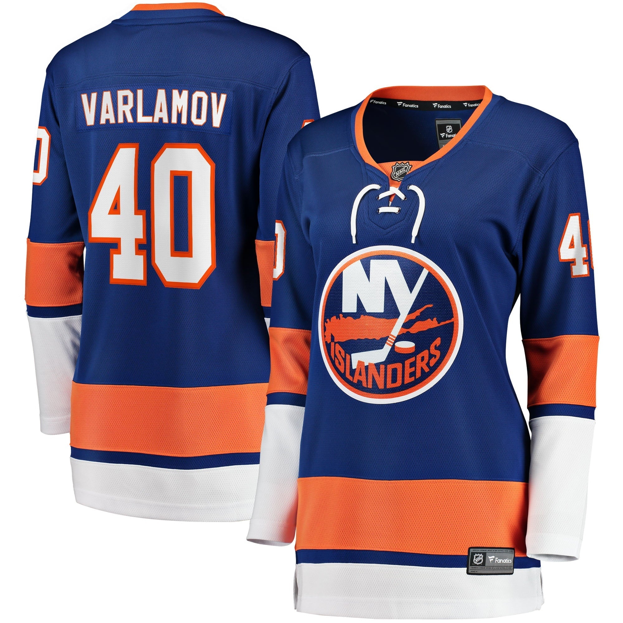 Women's Fanatics Branded Semyon Varlamov Royal New York Islanders Home Breakaway Jersey - vstockx
