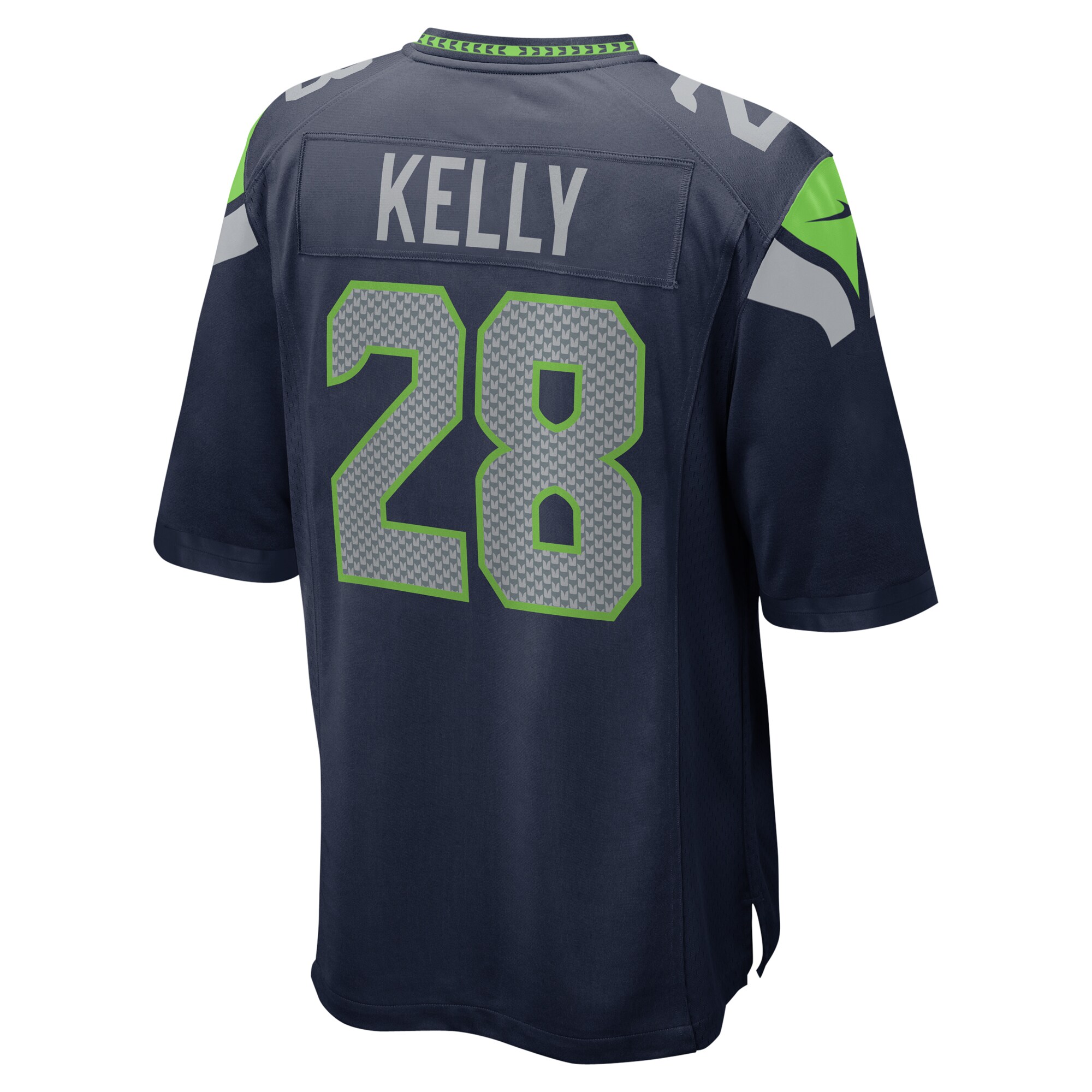 Kyu Blu Kelly Seattle Seahawks Nike Team Game Jersey - College Navy - vstockx