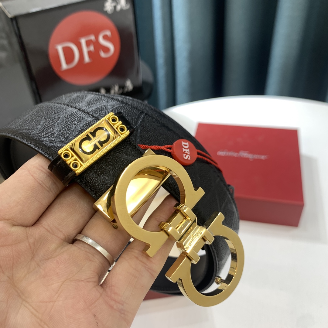 Streetwear Belt Ferragamo 319469 size:3.5cm - vstockx