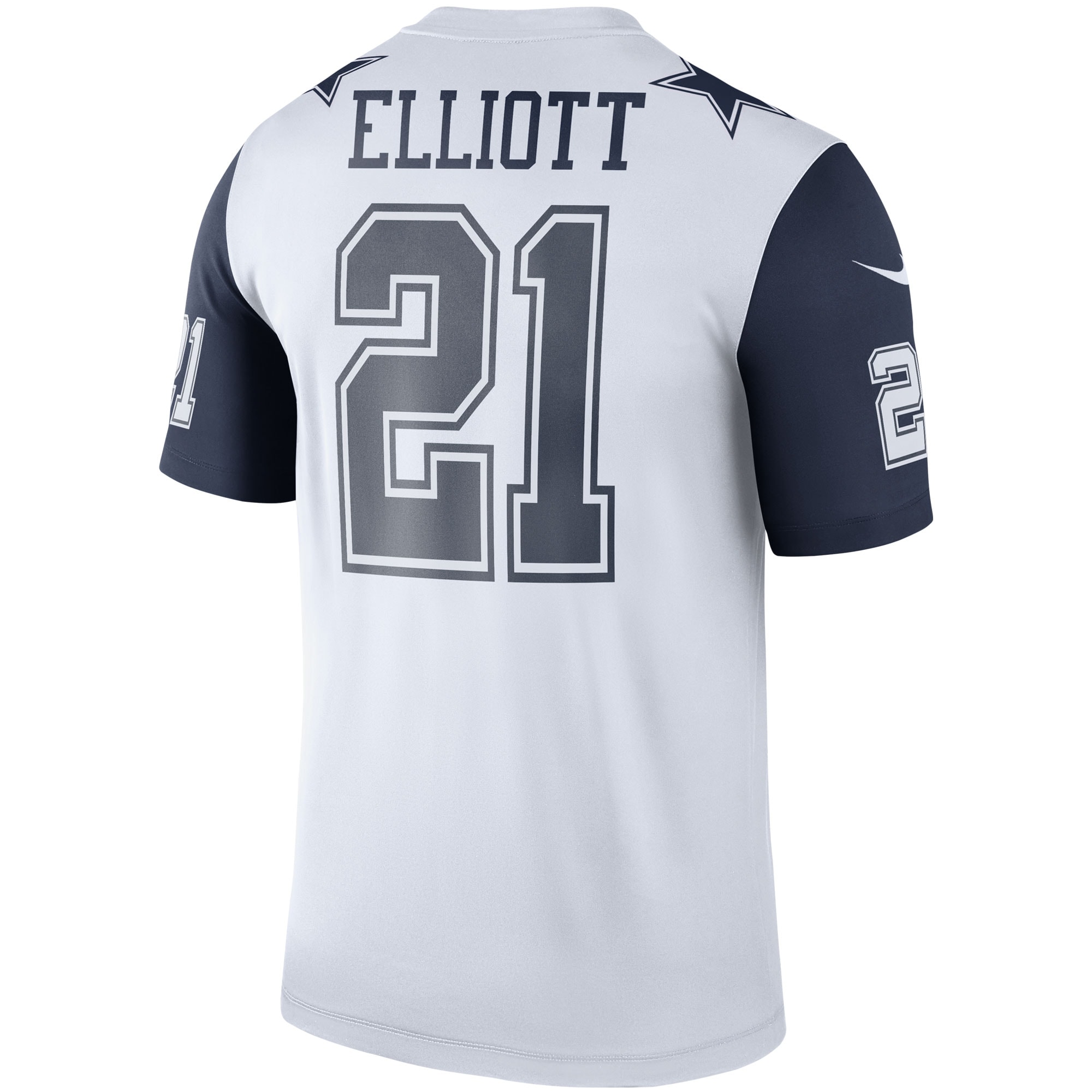 Ezekiel Elliott Dallas Cowboys Nike Color Rush Legend Player Jersey - White - vstockx