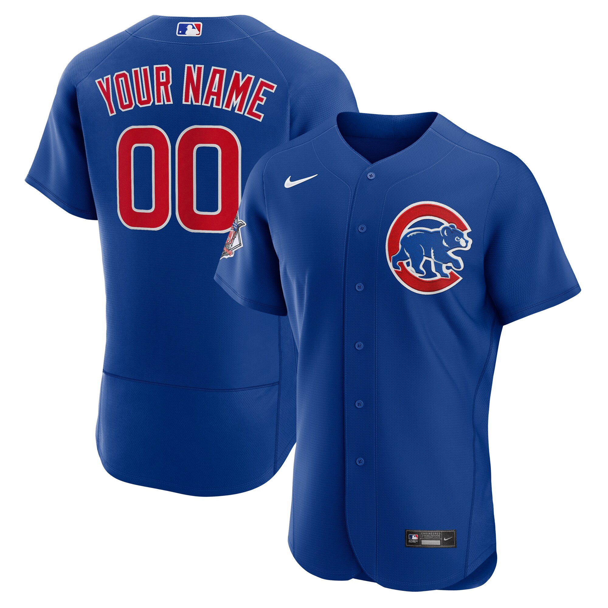 Chicago Cubs Nike Alternate Authentic Custom Jersey - Royal - vstockx