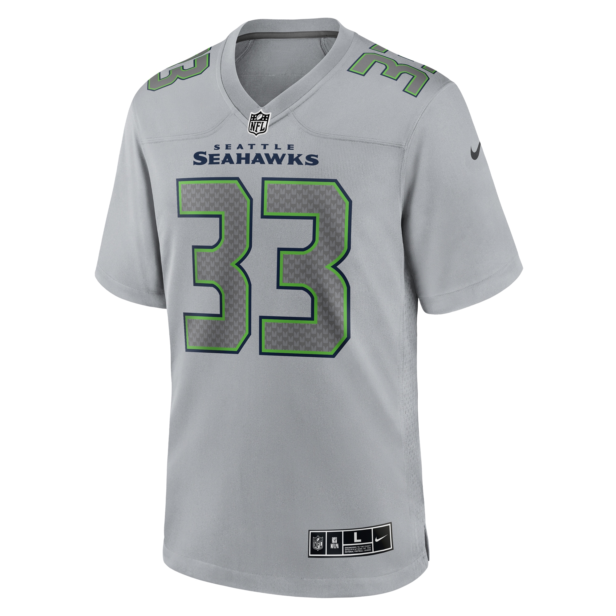 Jamal Adams Seattle Seahawks Nike Atmosphere Fashion Game Jersey - Gray - vstockx