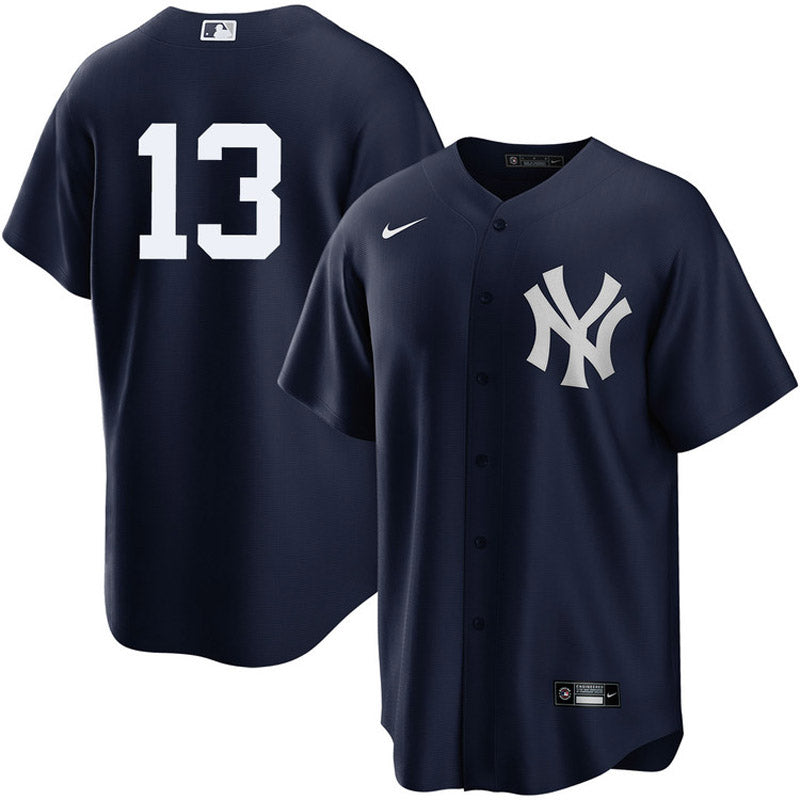 Youth New York Yankees Alex Rodriguez Replica Alternate Jersey - Navy - vstockx