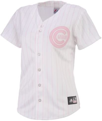 Youth Chicago Cubs Replica Pink Home Fashion Jersey - vstockx