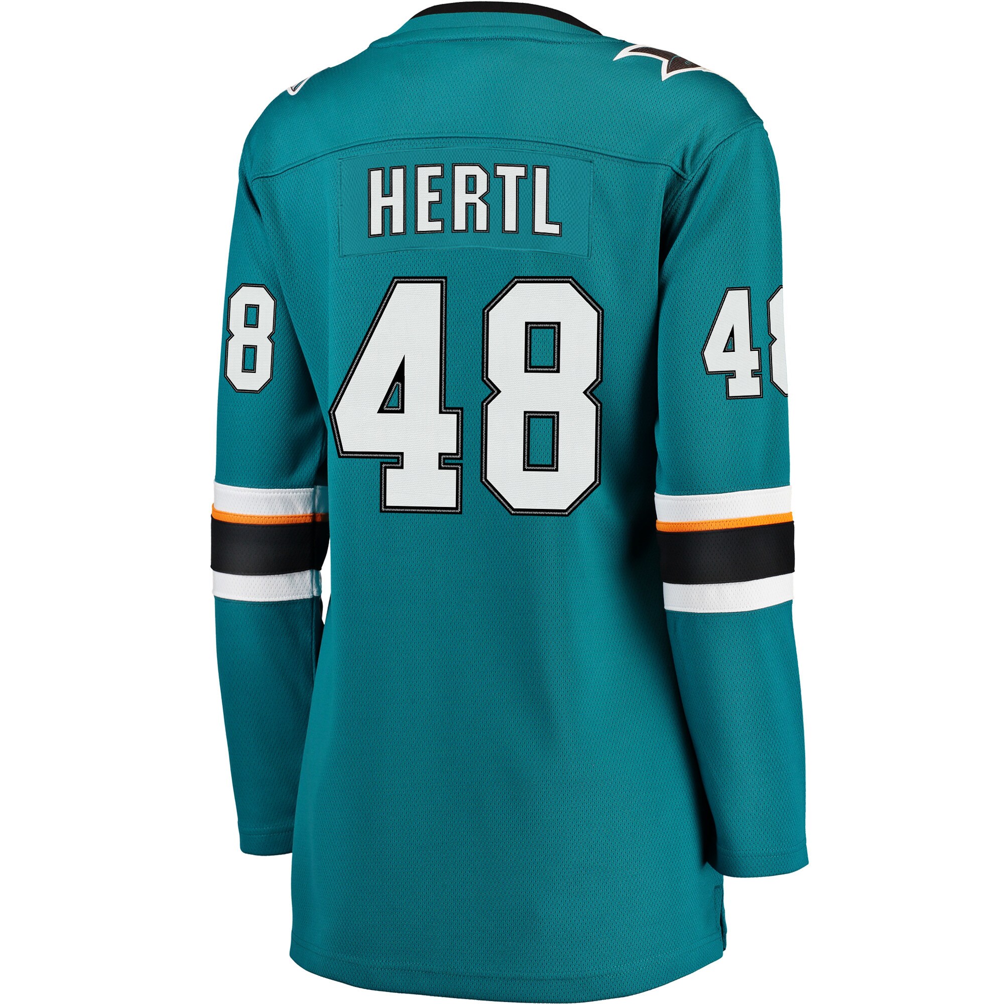 Tomas Hertl San Jose Sharks Fanatics Branded Women's Home Premier Breakaway Player Jersey - Teal - vstockx