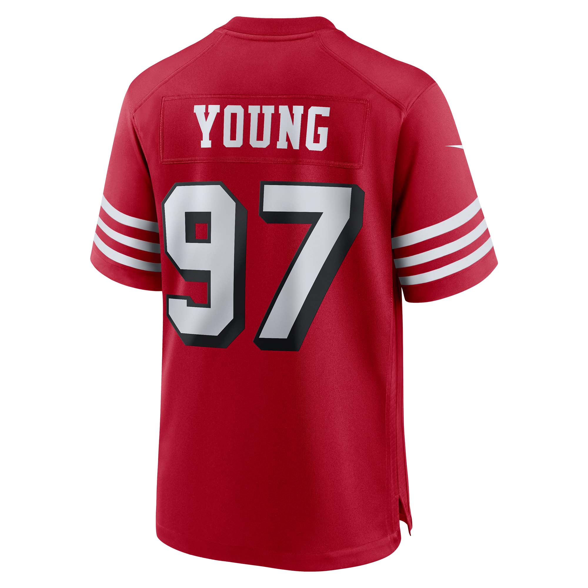 Bryant Young San Francisco 49ers Nike Retired Alternate Game Jersey - Scarlet - vstockx