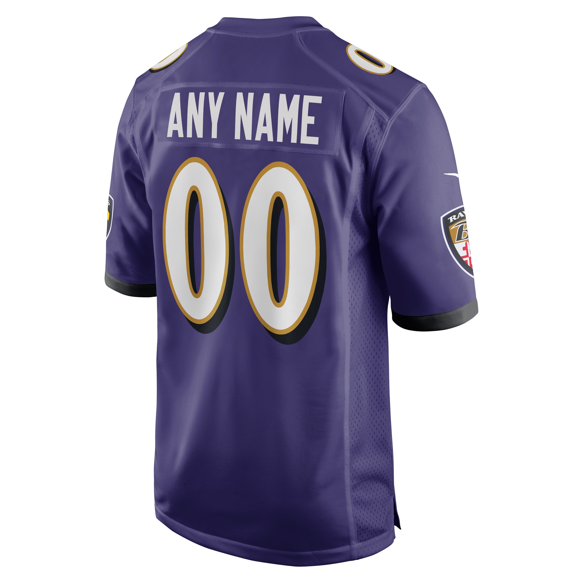 Baltimore Ravens Nike Custom Game Jersey - Purple - vstockx