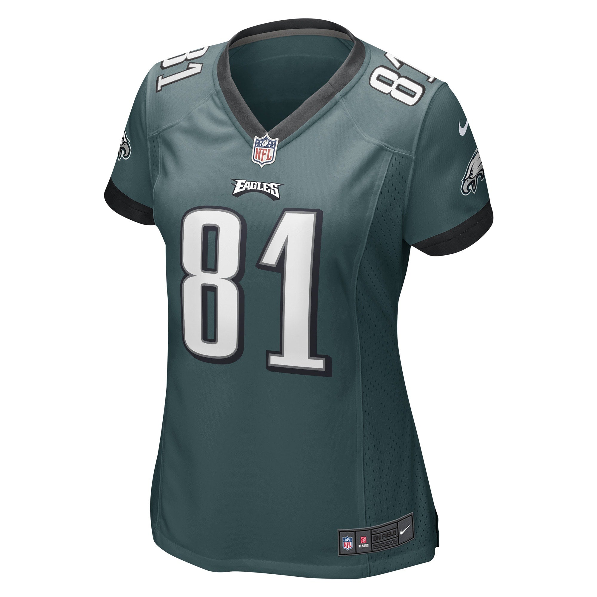 Women's Nike Grant Calcaterra Midnight Green Philadelphia Eagles Game Player Jersey - vstockx