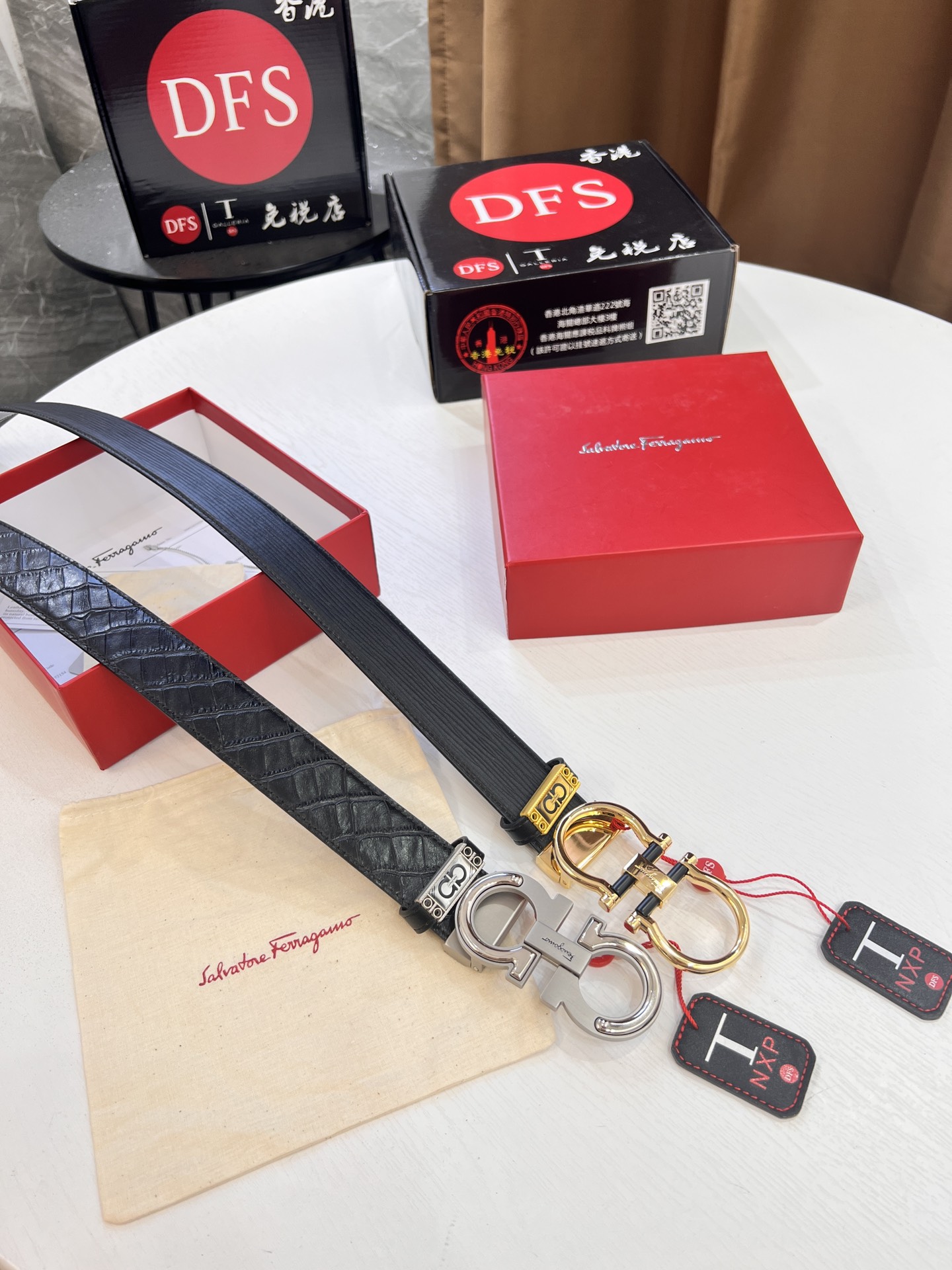 Streetwear Belt Ferragamo 320366 size:3.5cm - vstockx