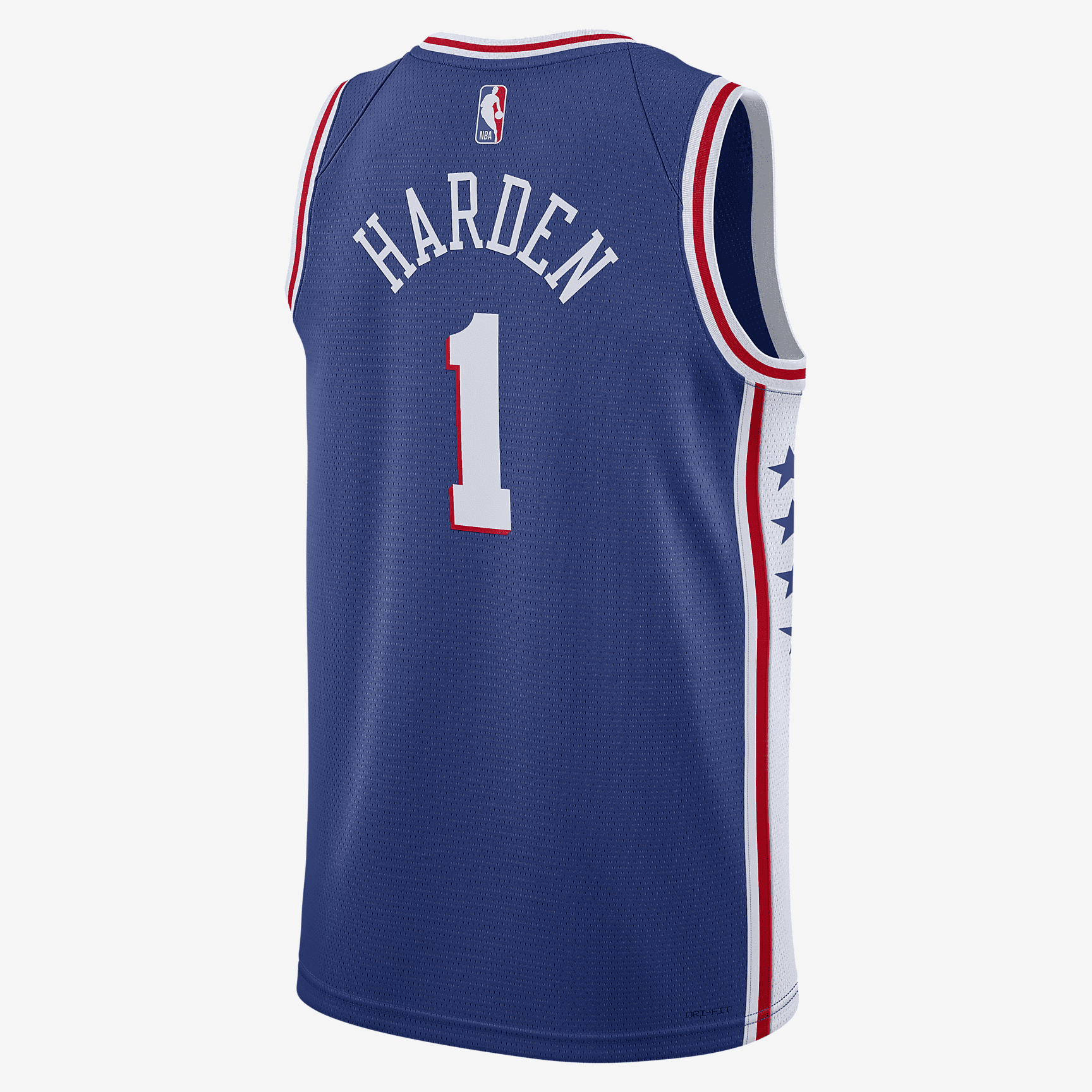 Philadelphia 76ers Icon Edition 2022/23 Nike Dri-FIT NBA Swingman Jersey - Rush Blue - vstockx