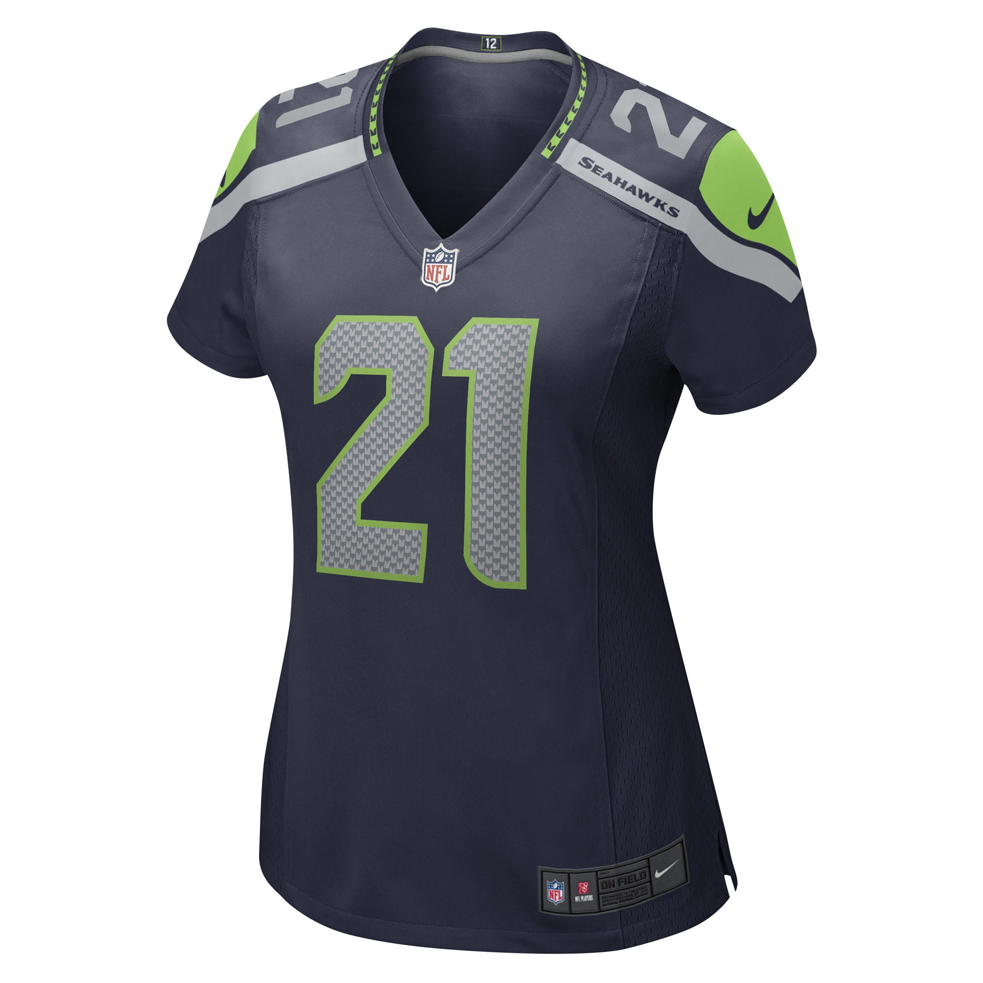Artie Burns Seattle Seahawks Nike Women's Game Player Jersey - College Navy - vstockx