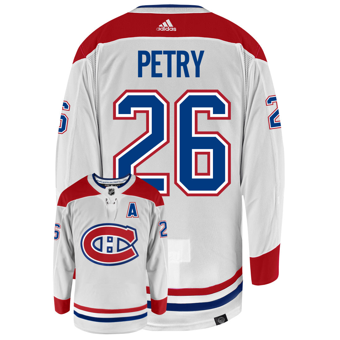 Jeff Petry Montreal Canadiens Adidas Primegreen Authentic NHL Hockey Jersey - vstockx