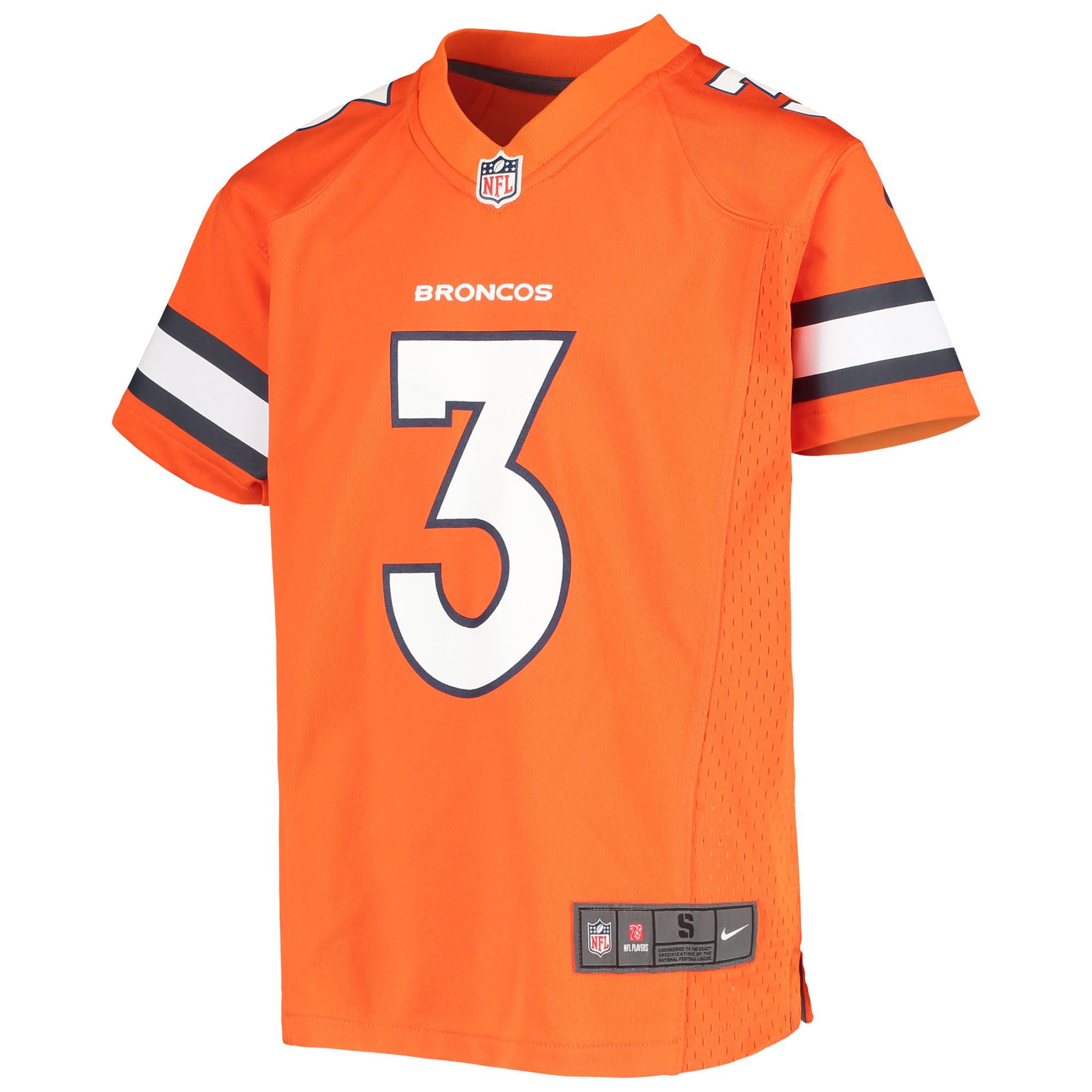 Russell Wilson Denver Broncos Nike Youth Game Jersey - Orange - vstockx