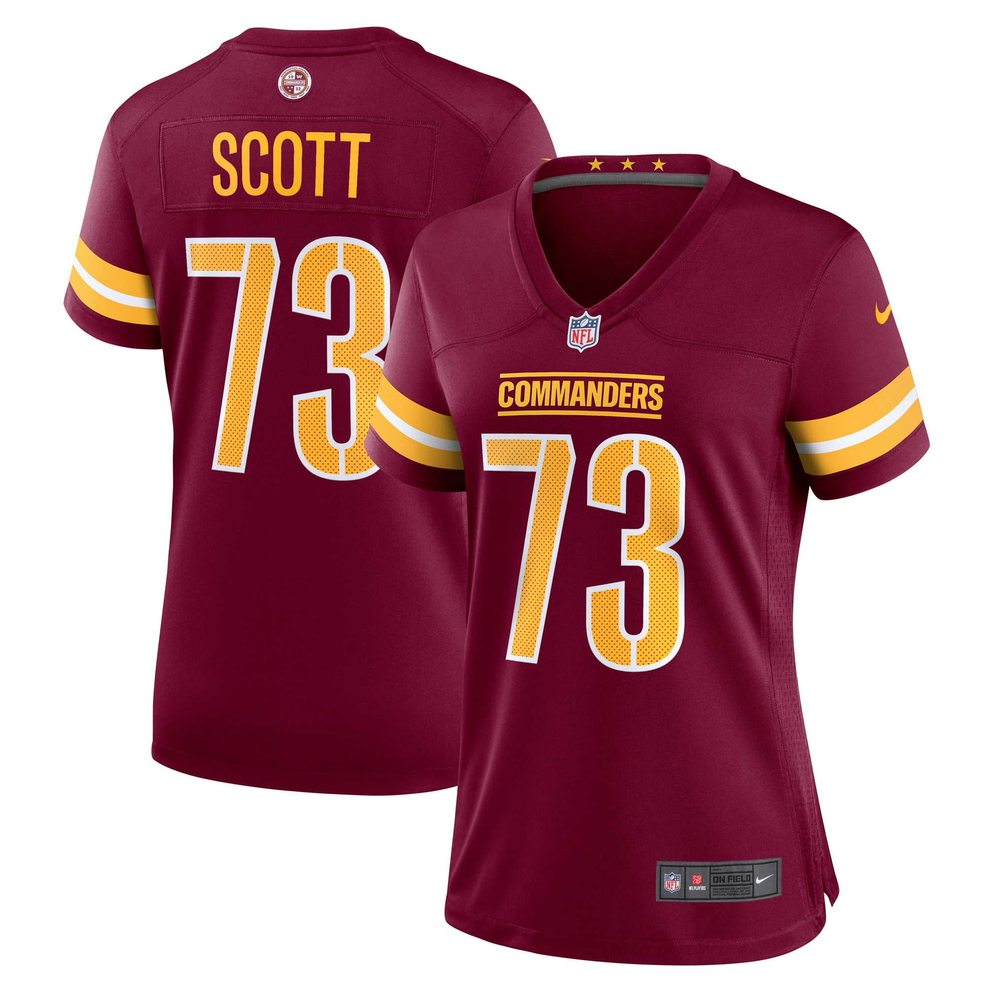 Trent Scott Washington Commanders Nike Women's Game Jersey - Burgundy - vstockx